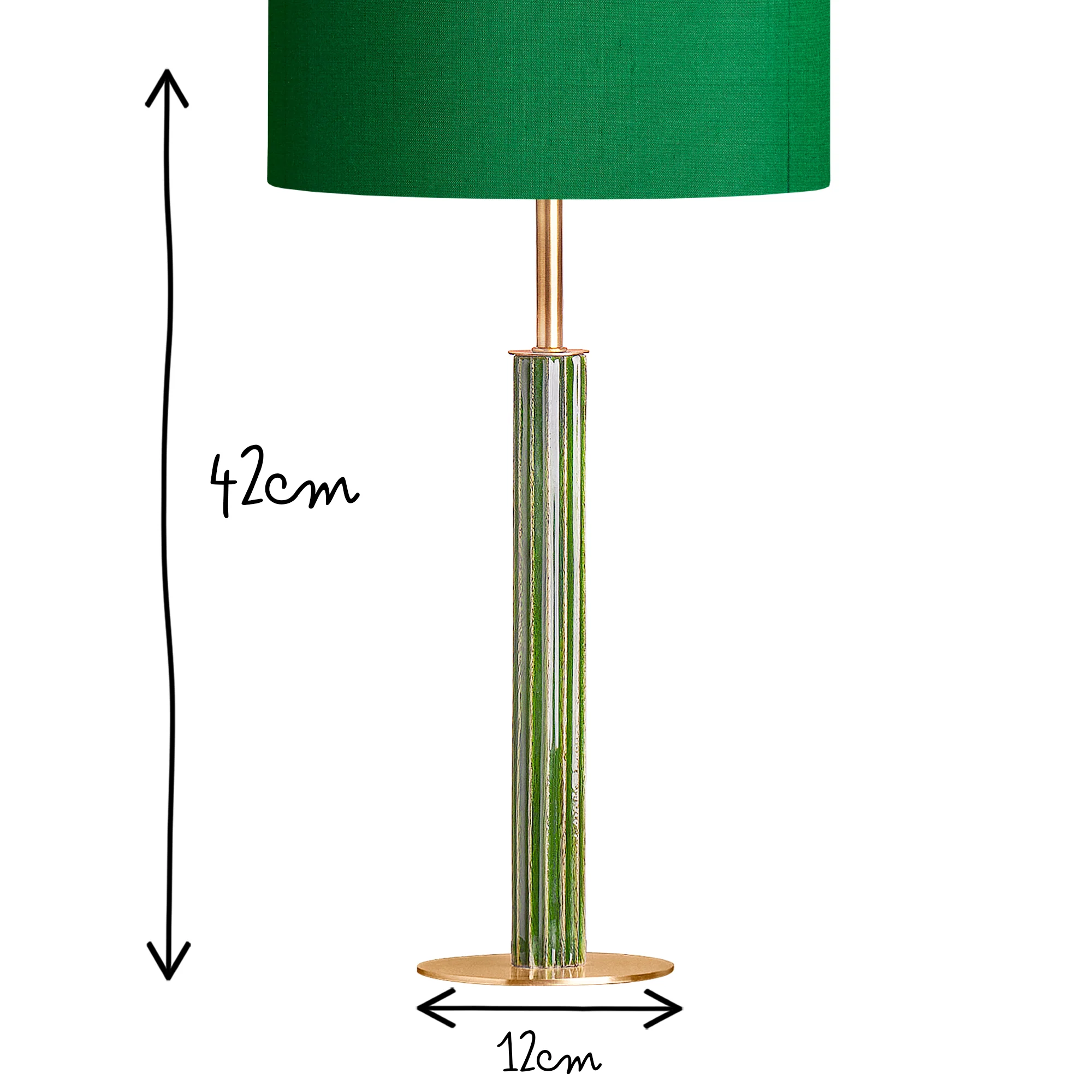 Oscar table lamp in green - Image 10