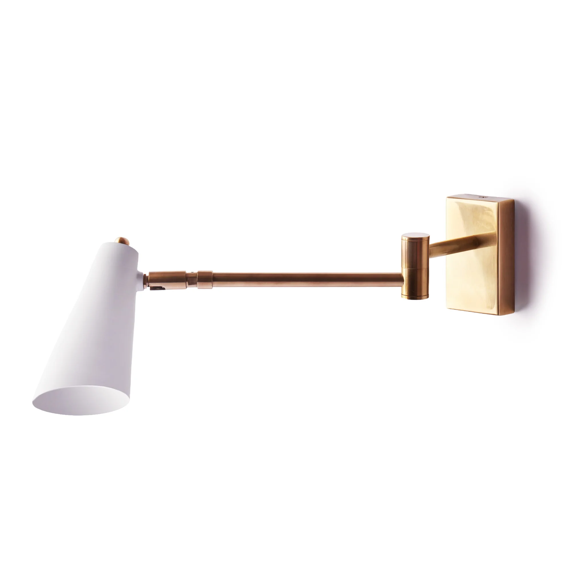 Otis adjustable wall light in white - Image 2