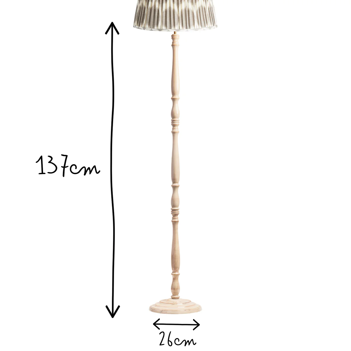Otto rechargeable standing lamp in Cream - Image 11
