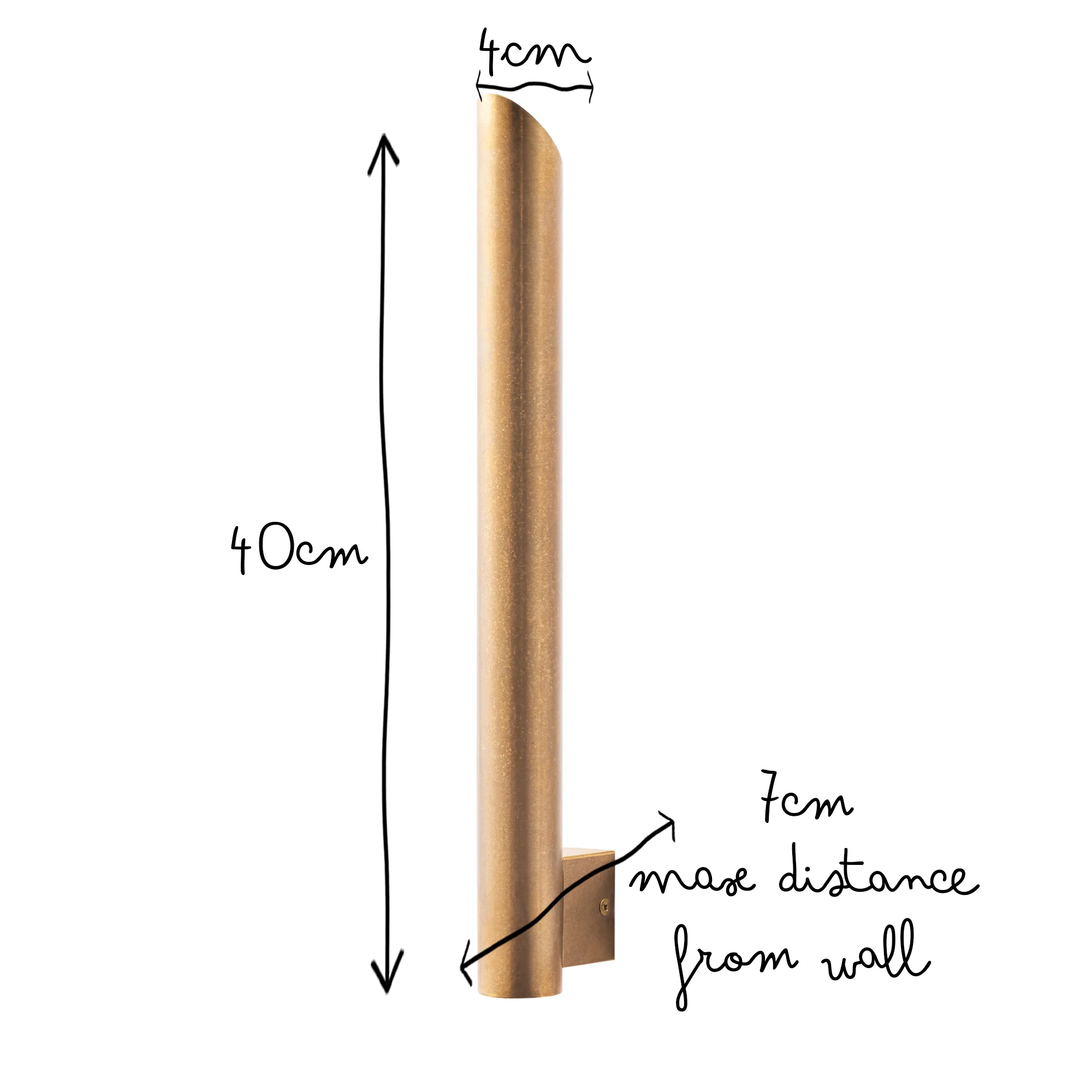 Padme IP54 uplighter in brass - Image 11