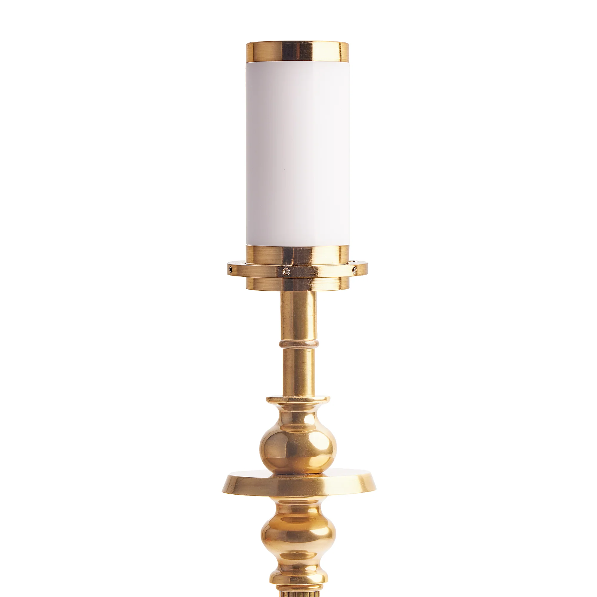 Phileas rechargeable table lamp in antique brass - Image 6