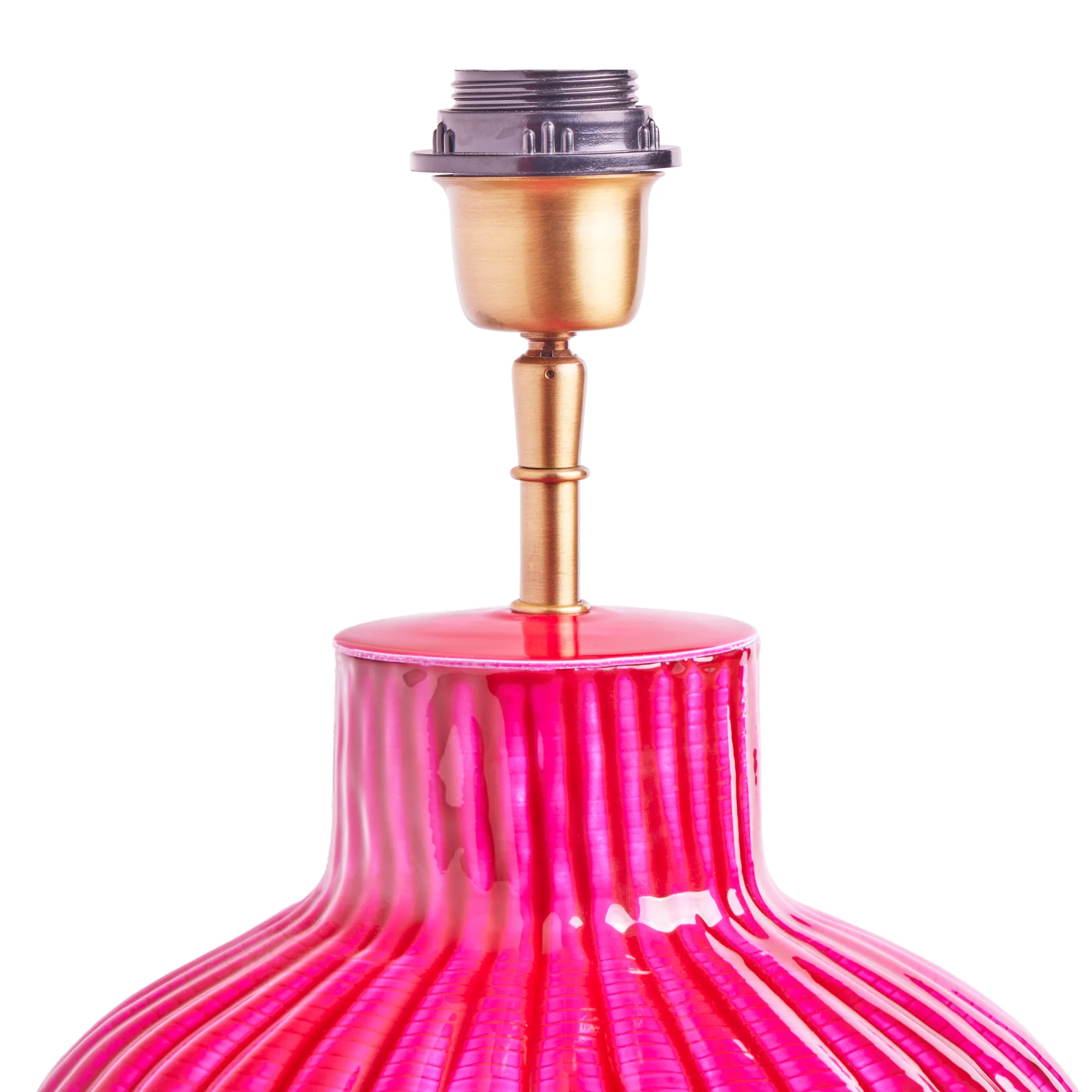 Philomena table lamp in pink - Image 4