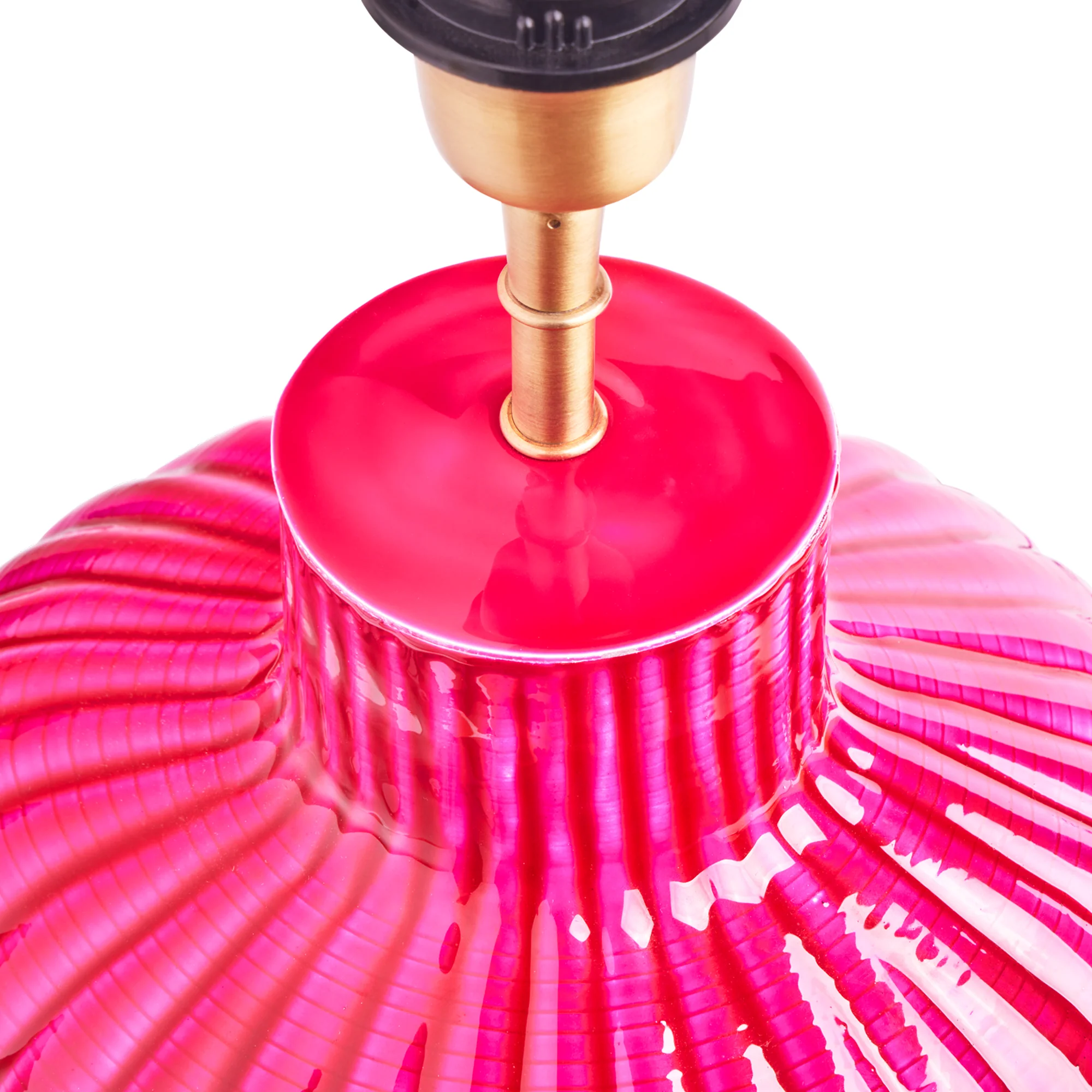 Philomena table lamp in pink - Image 5