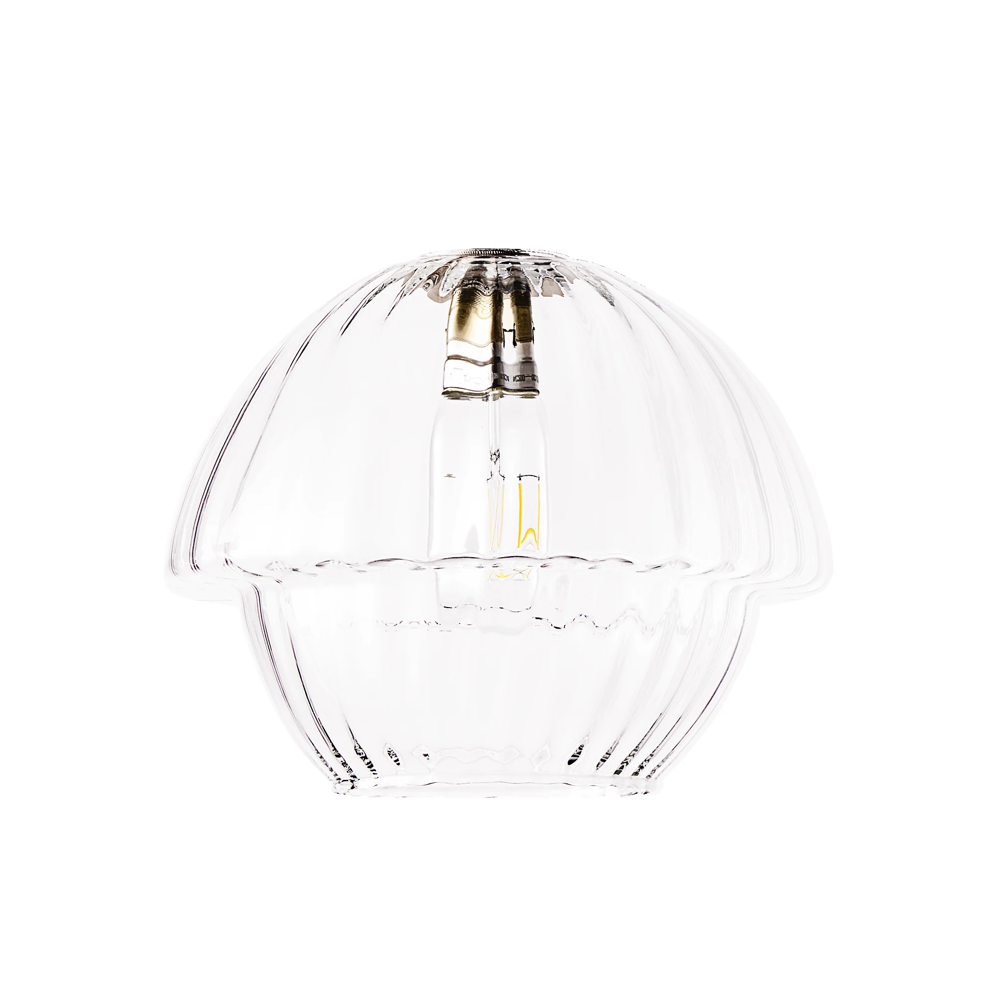 Picchu pendant in clear glass