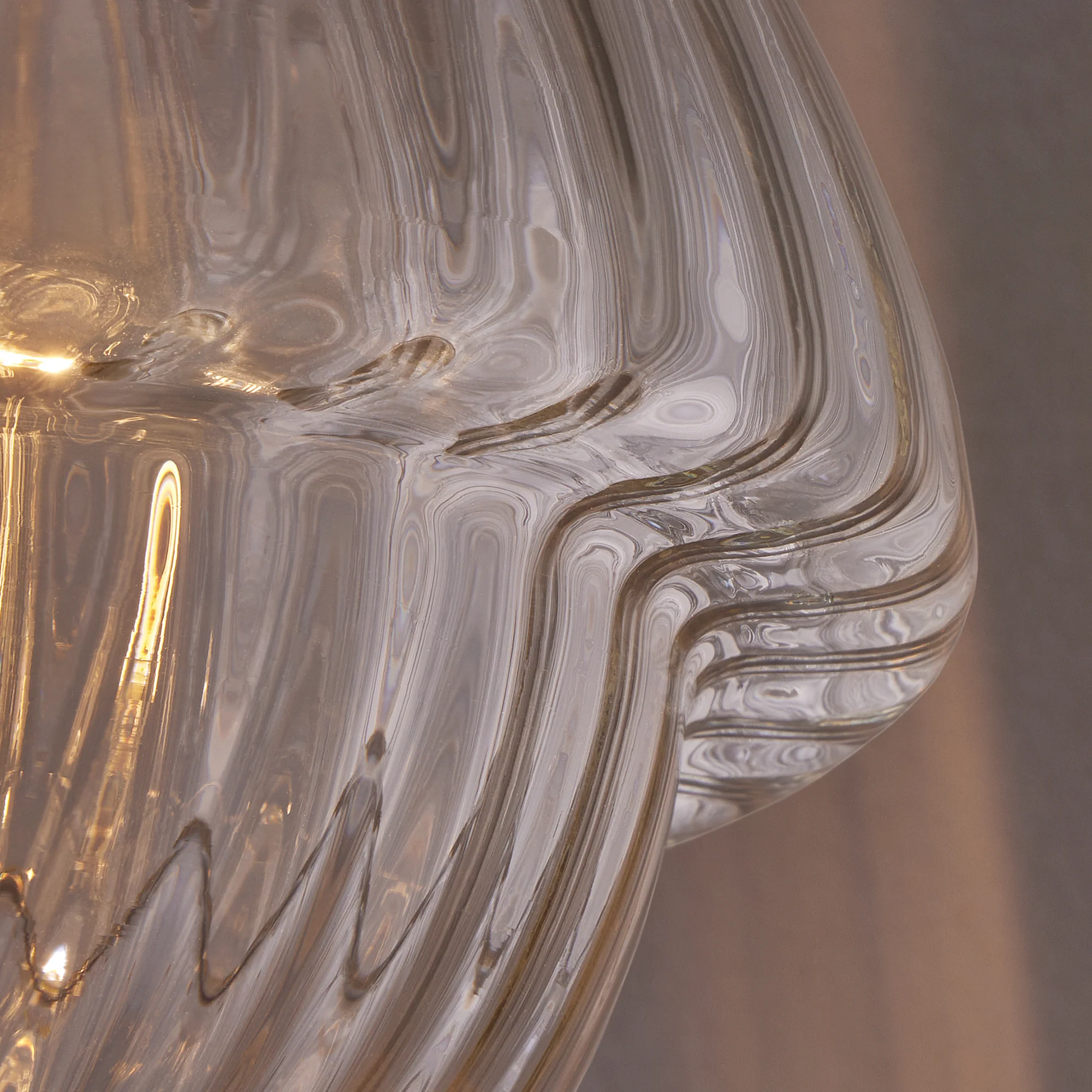 Picchu pendant in clear glass - Image 5