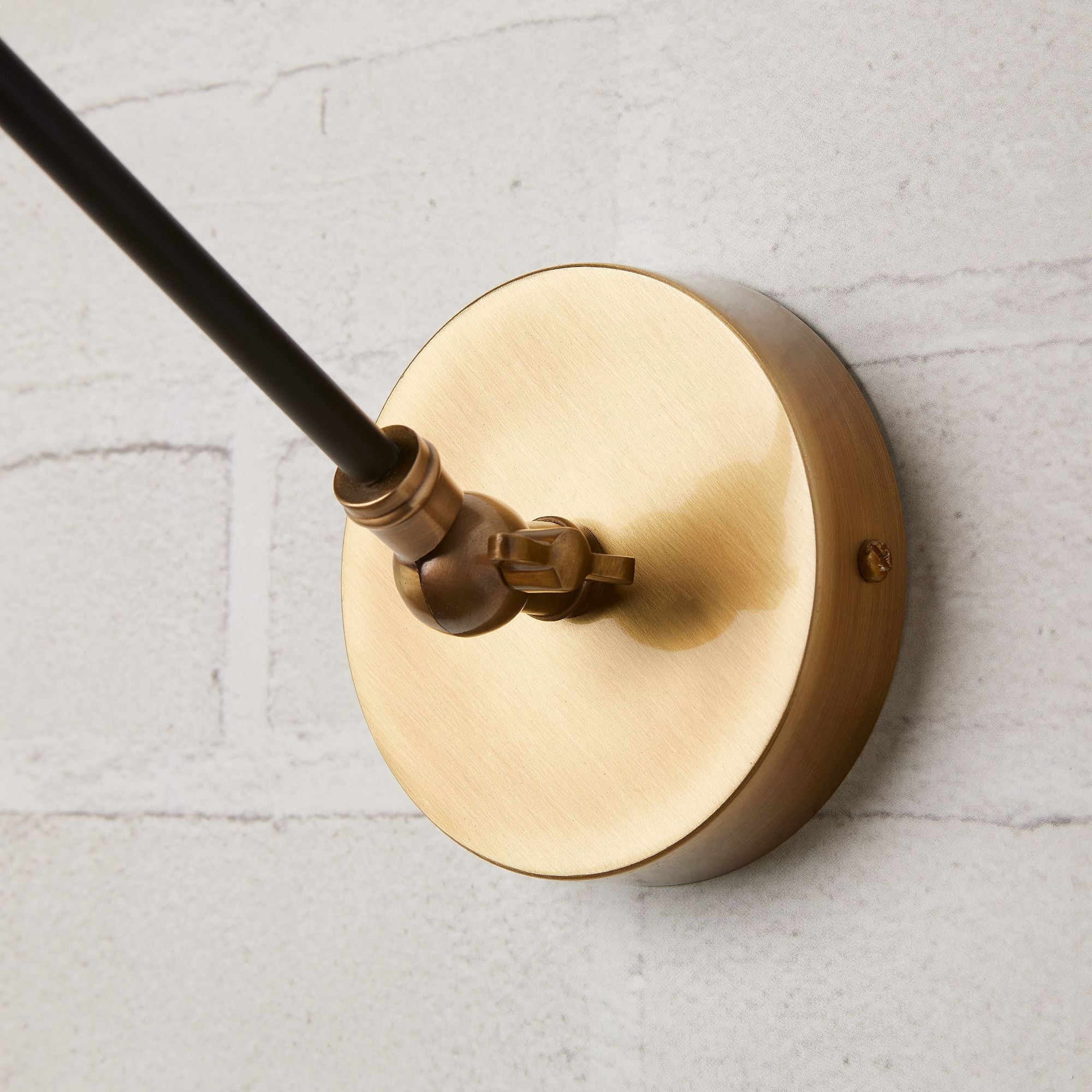 Pick wall light in black and brass - Image 10