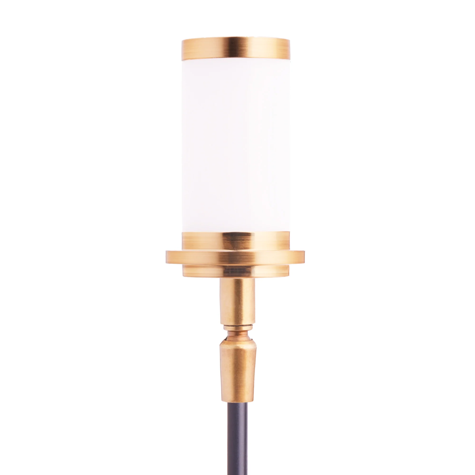 Pickling rechargeable table lamp in antiqued brass - Image 5