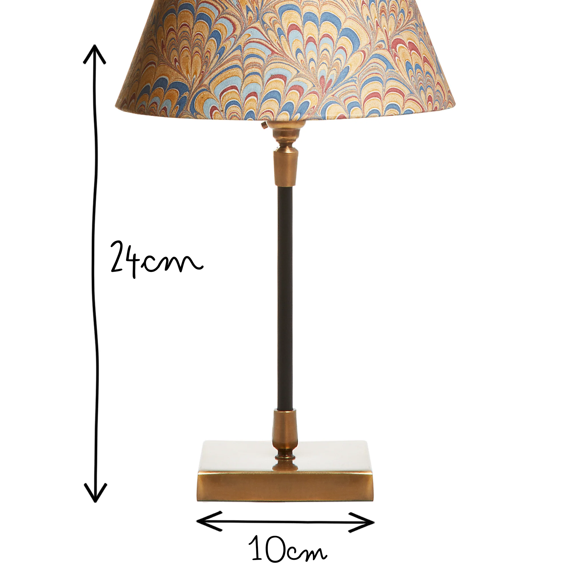 Pickling table lamp in antiqued brass - Image 7