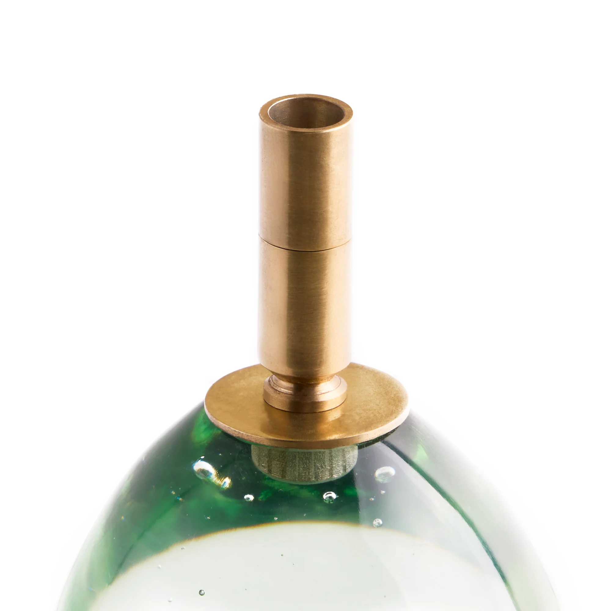 Pico Rechargeable table lamp with green swirls - Image 5