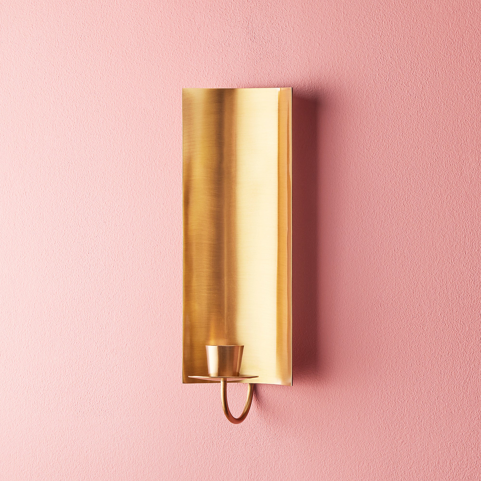 Pitti wall mounted candle holder in antiqued brass - Image 10