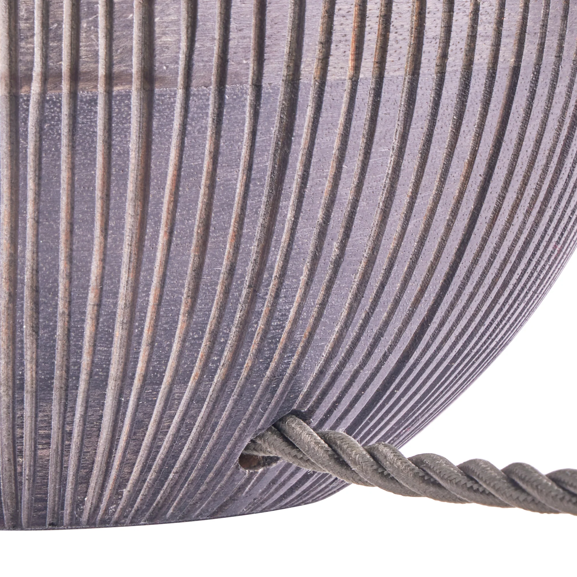 Porkins table lamp in ebony - Image 4
