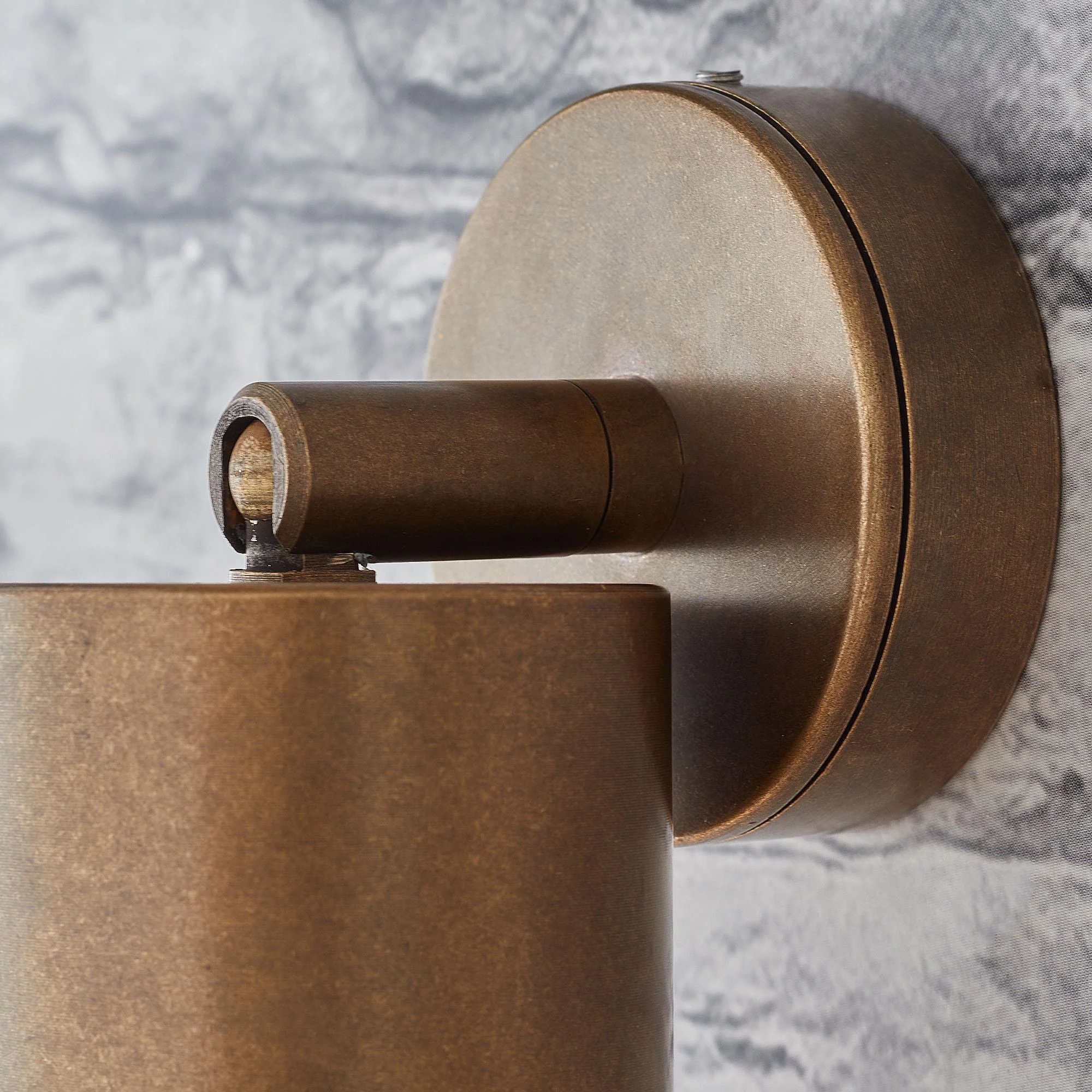 Portreath ip65 adjustable pillar light in aged brass - Image 8