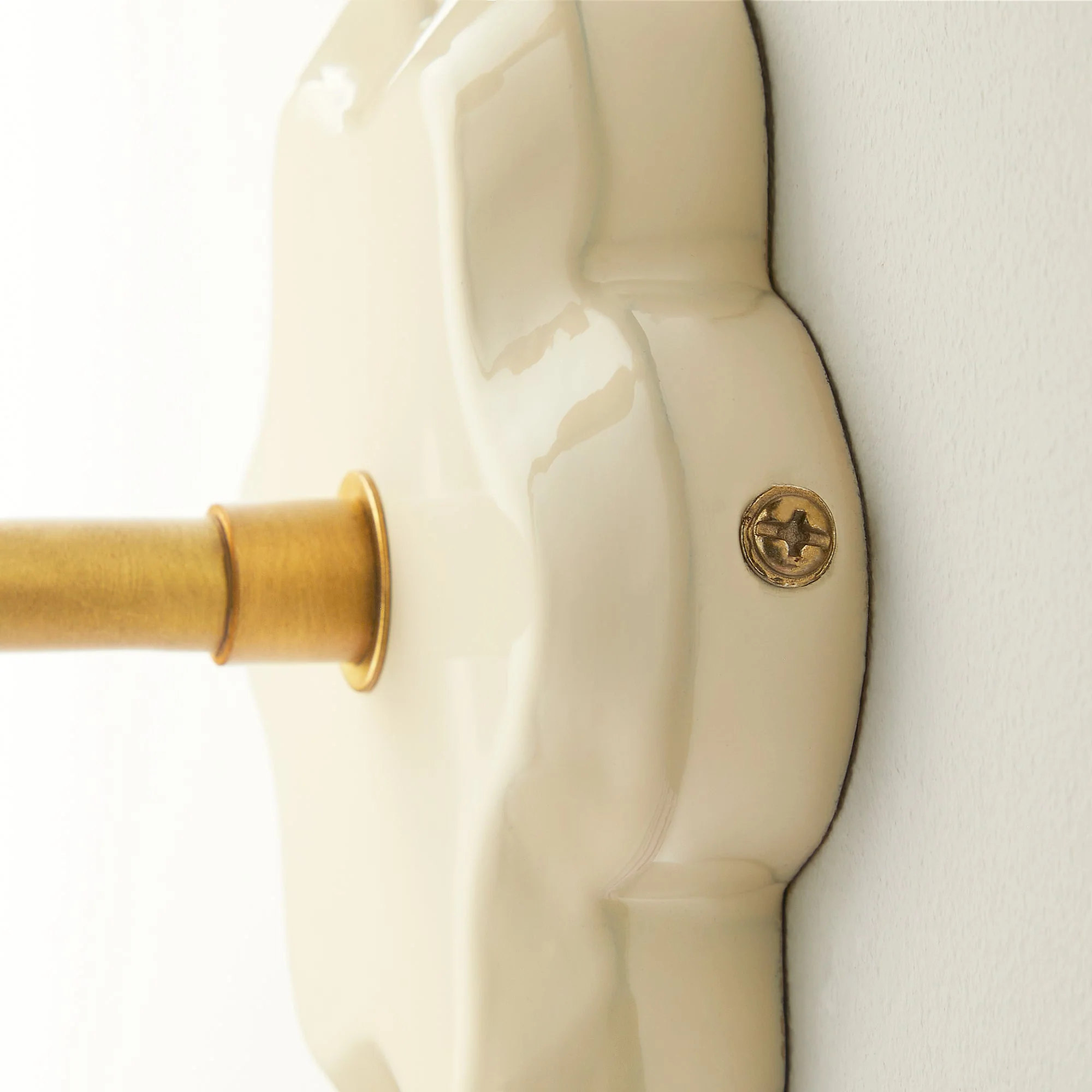 Primrose wall fitting in white lacquered wood - Image 5