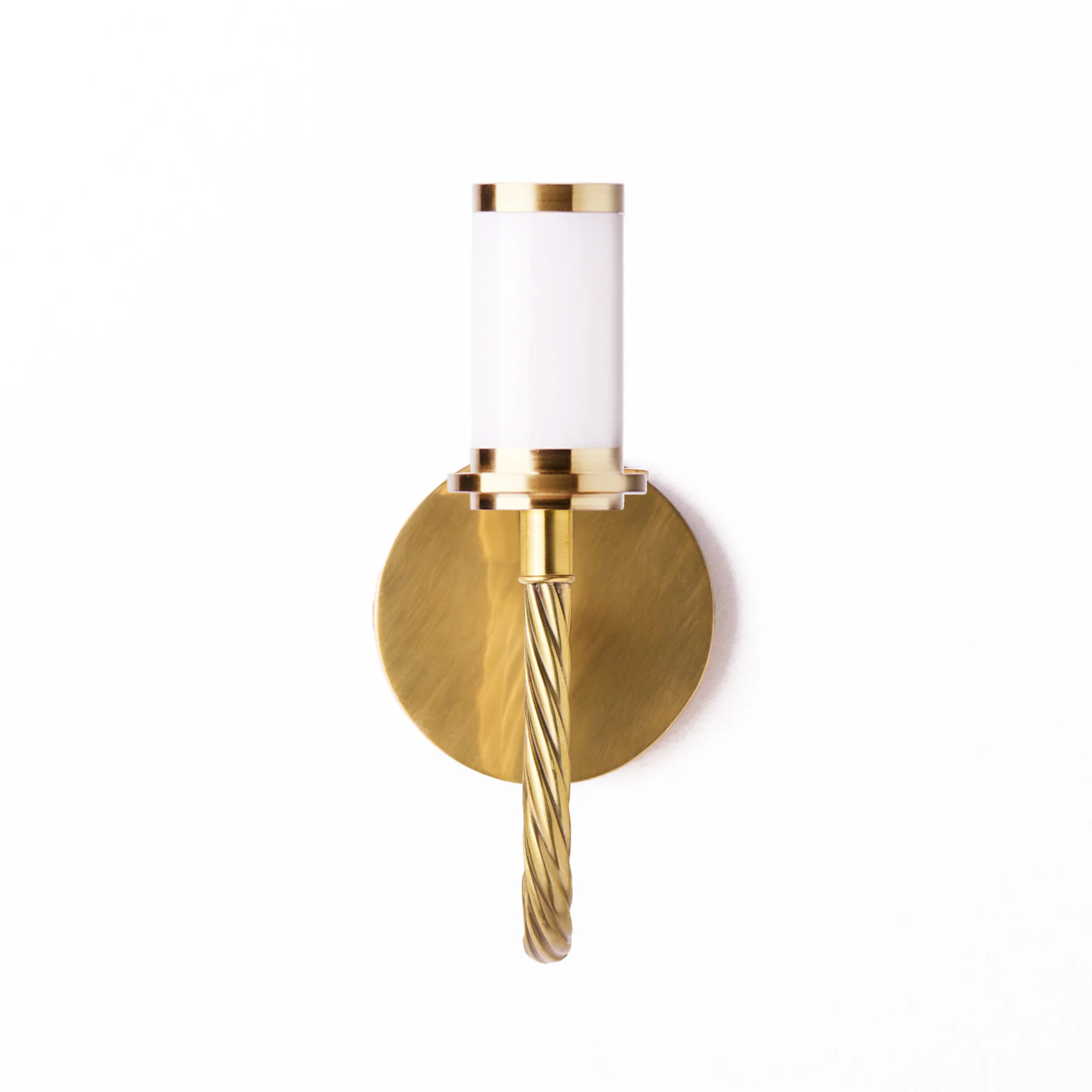 Quingo rechargeable wall fitting in brass - Image 2