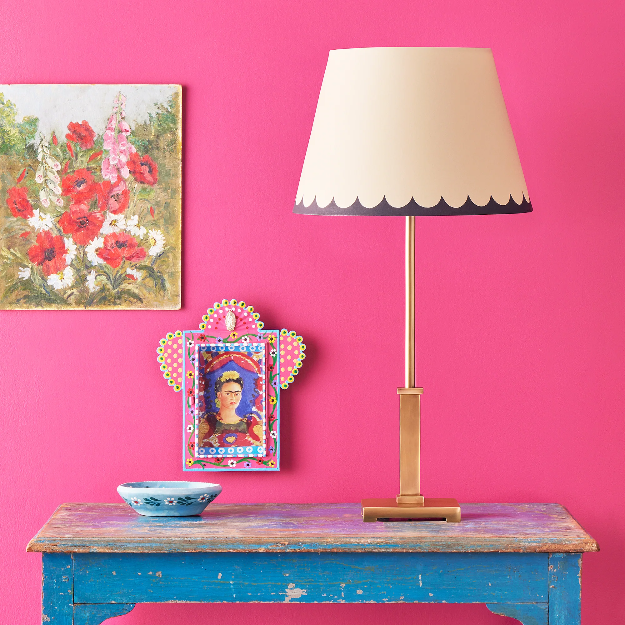 Ramsey table lamp in aged brass - Image 6