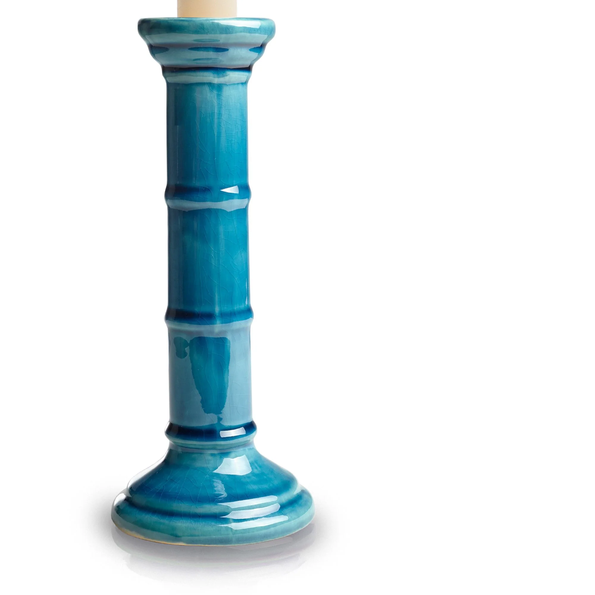 Randall table lamp in a turquoise glaze - Image 3