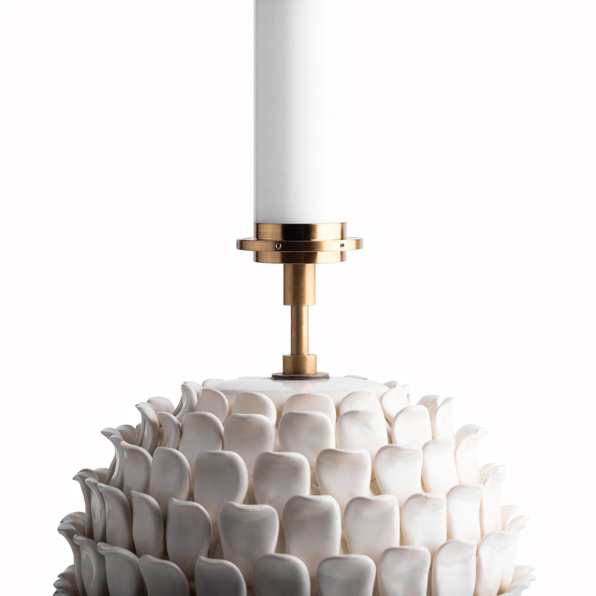 Rechargeable Stucco table lamp in stone ceramic - Image 6
