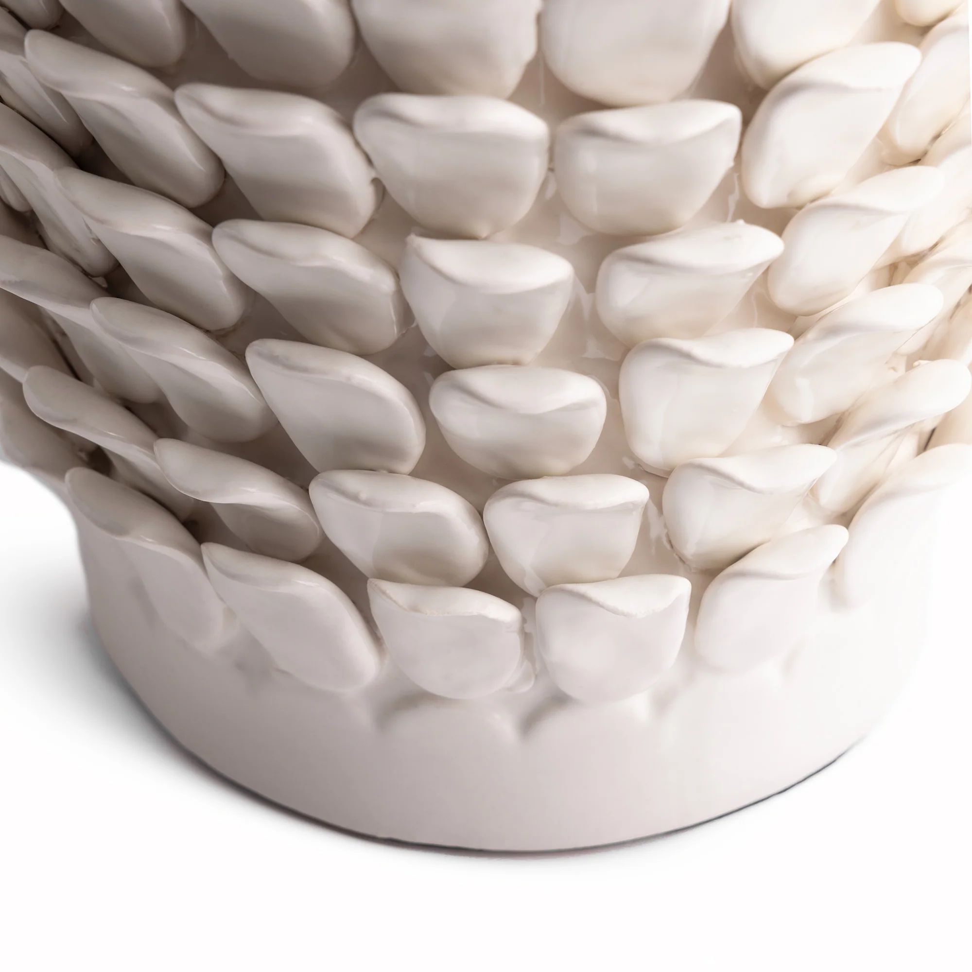 Rechargeable Stucco table lamp in stone ceramic - Image 8