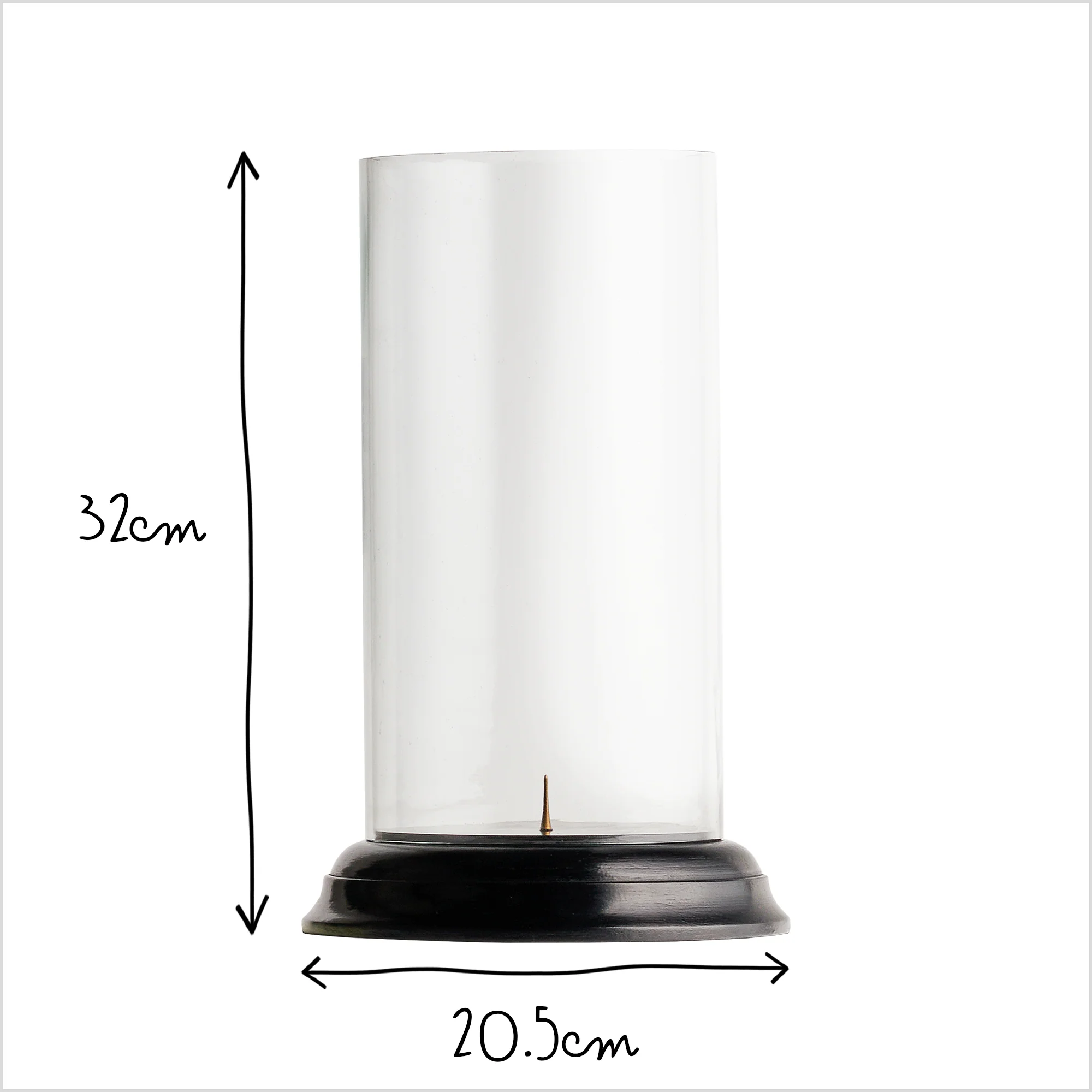 Regular Breeze storm lantern in ebony - Image 6