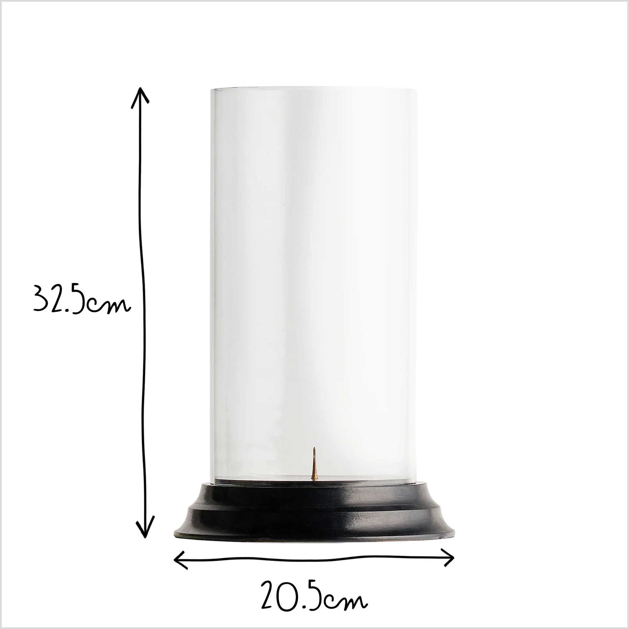 Regular Gusto storm lantern in ebony - Image 7