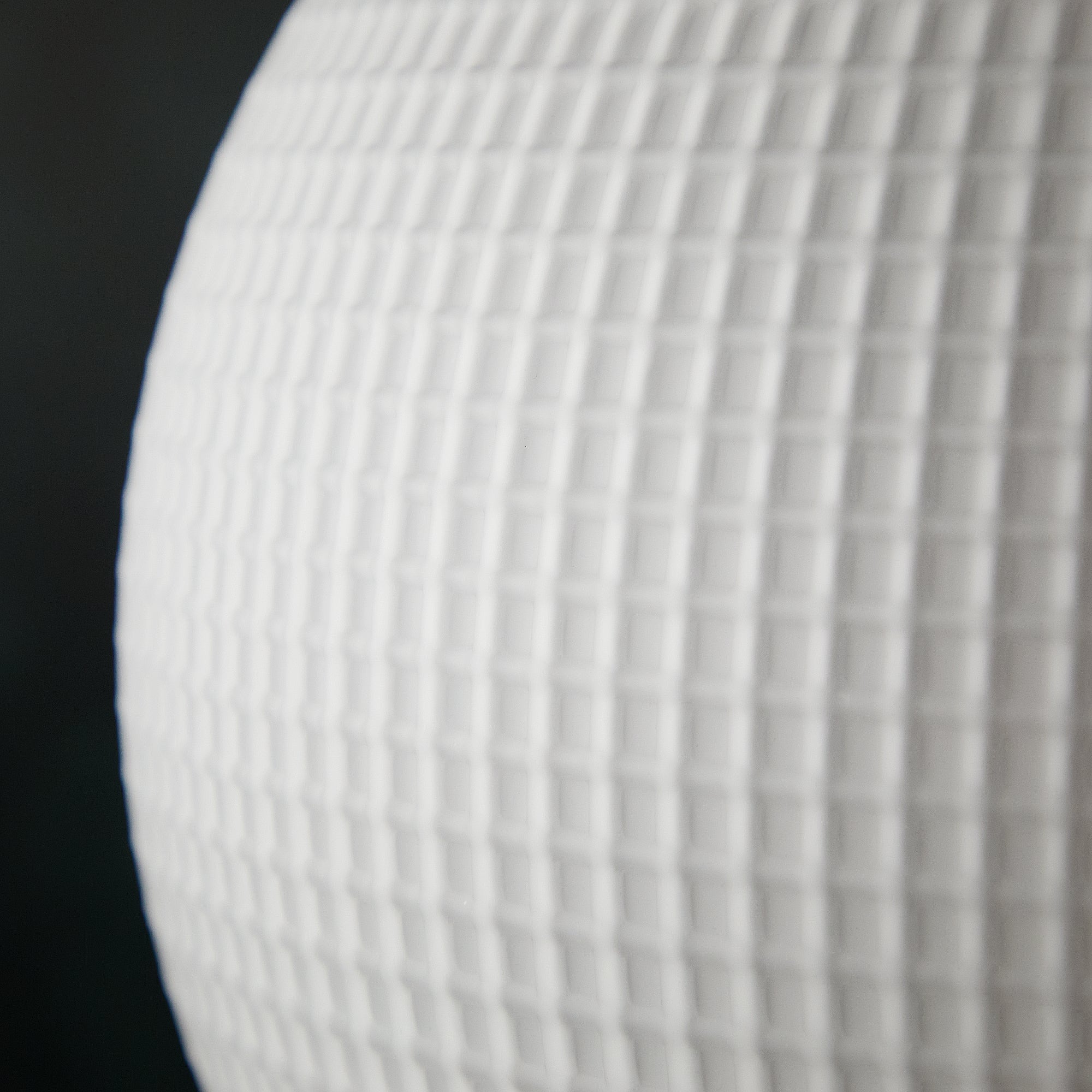 Regular holophane pendant light with frosted glass and brass fitting - Image 6