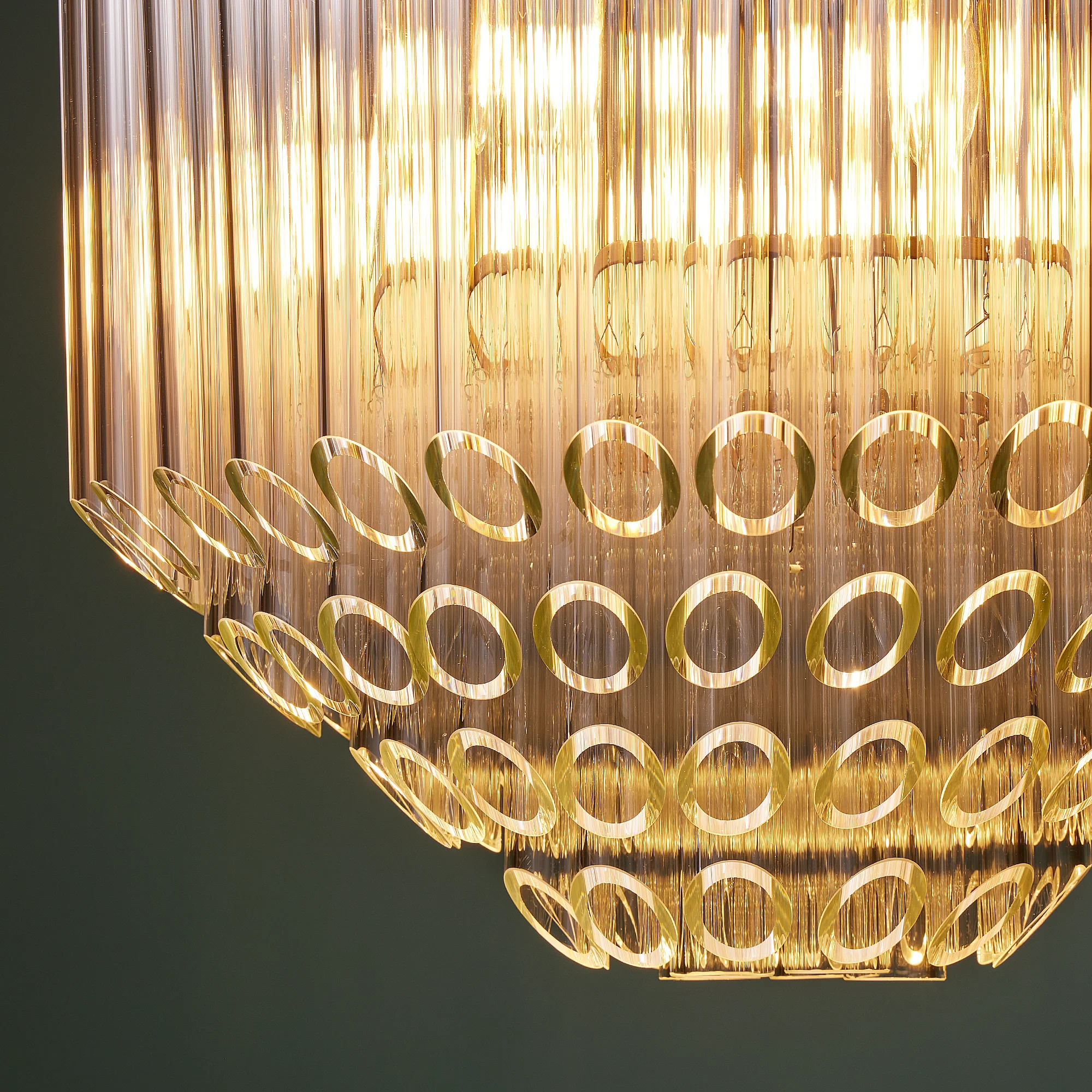 Regular Oldfield chandelier in clear glass - Image 4