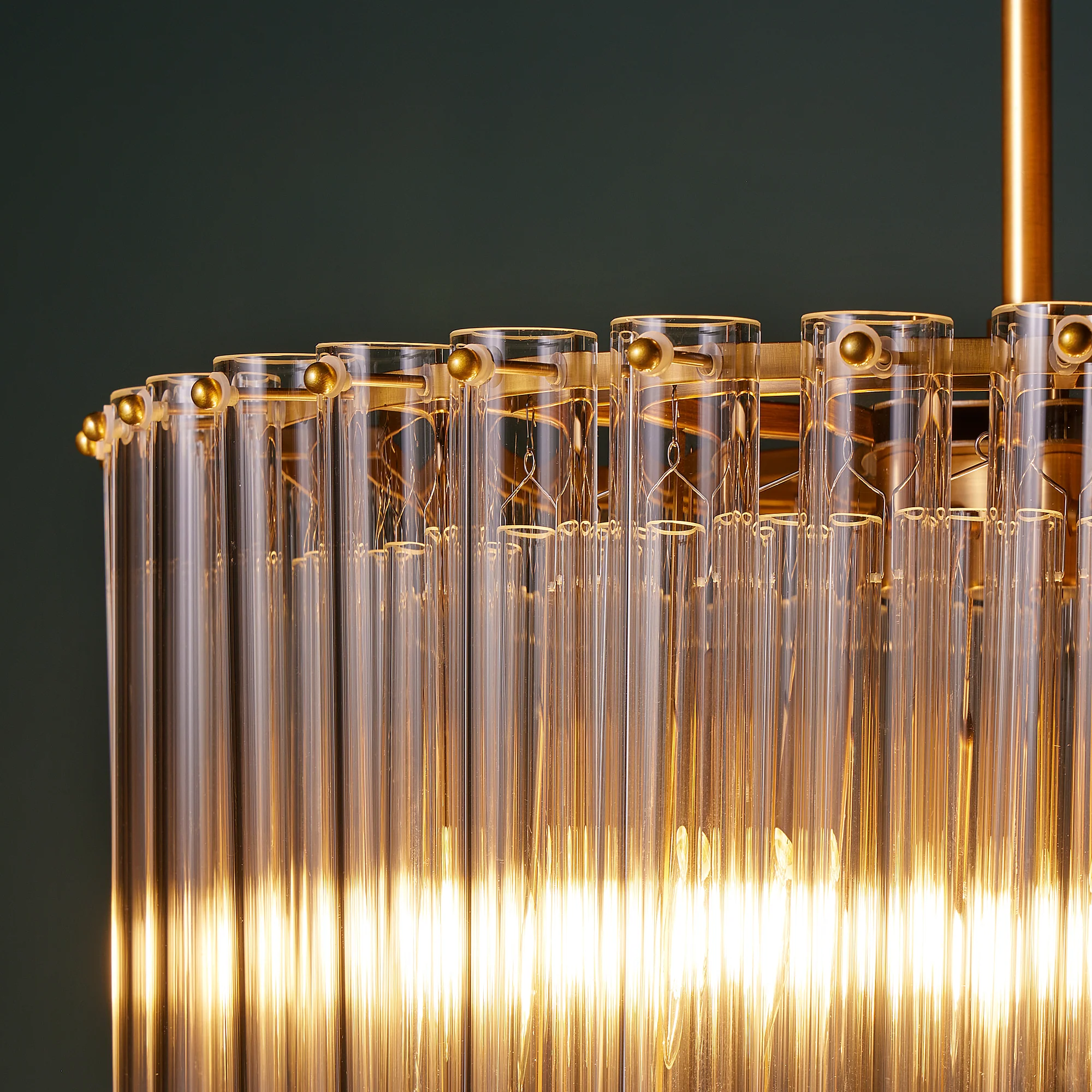 Regular Oldfield chandelier in clear glass - Image 6