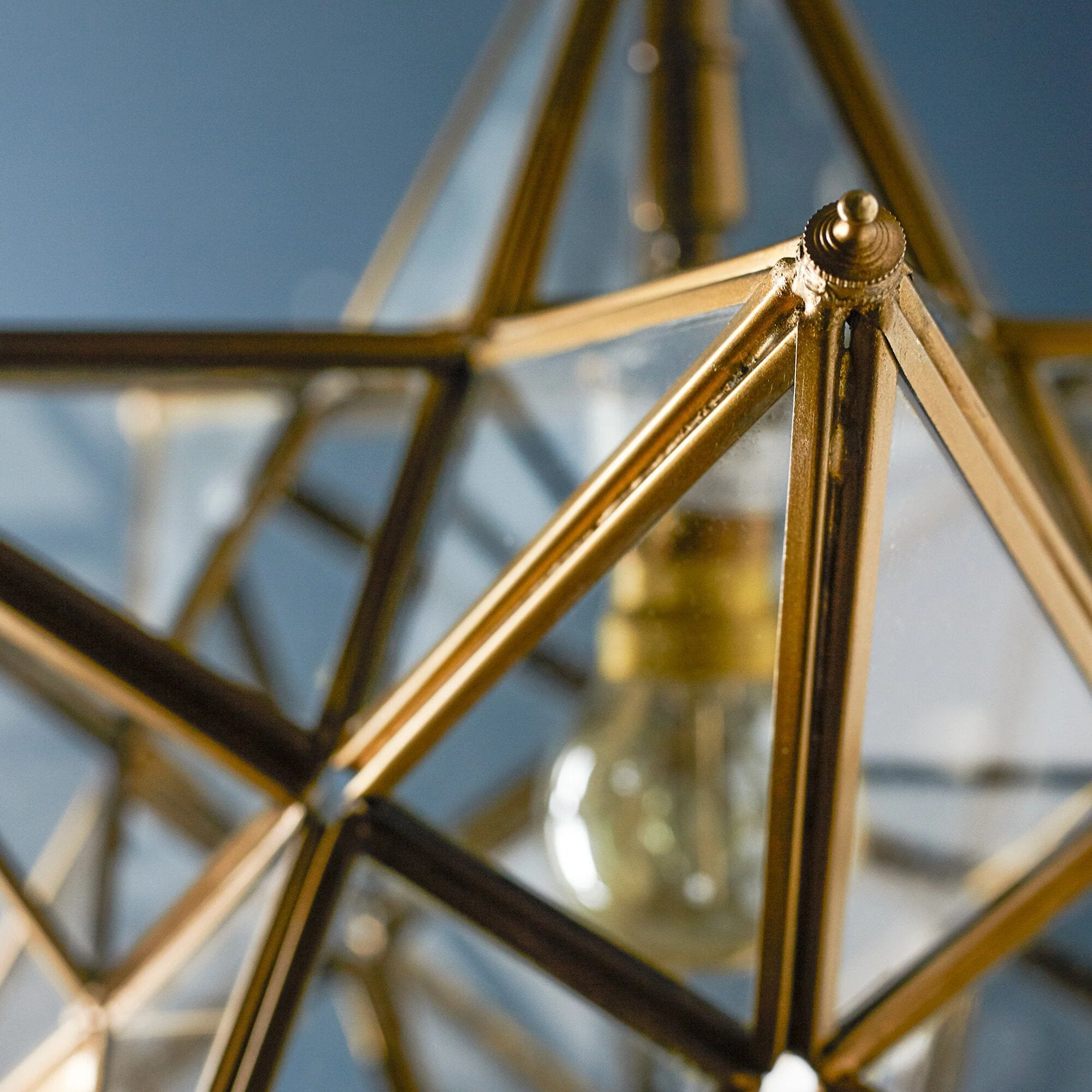 regular Stella pendant light in clear glass - Image 4