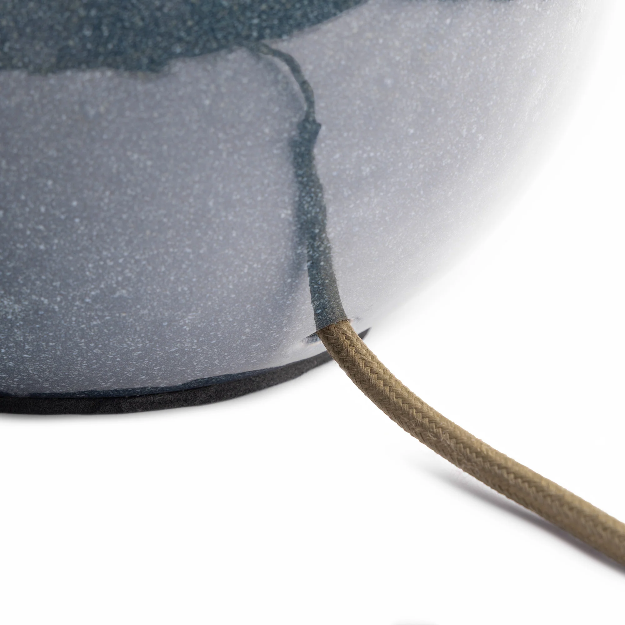 Reilly table lamp in blue glaze - Image 4