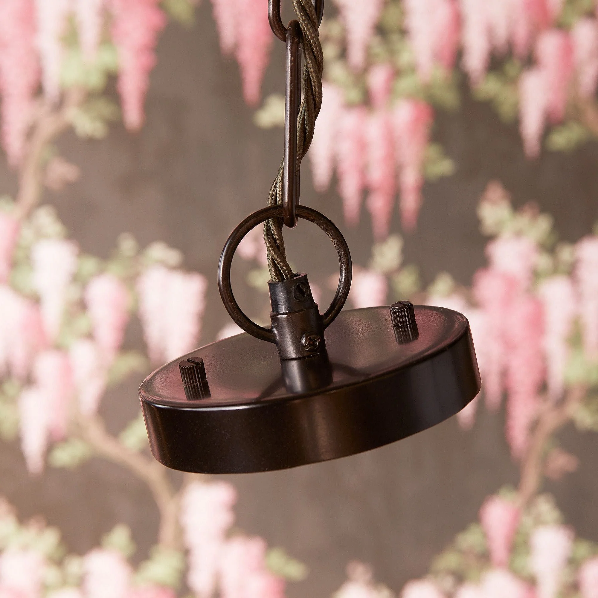 Rita chandelier with clear blown glass droplets - Image 7