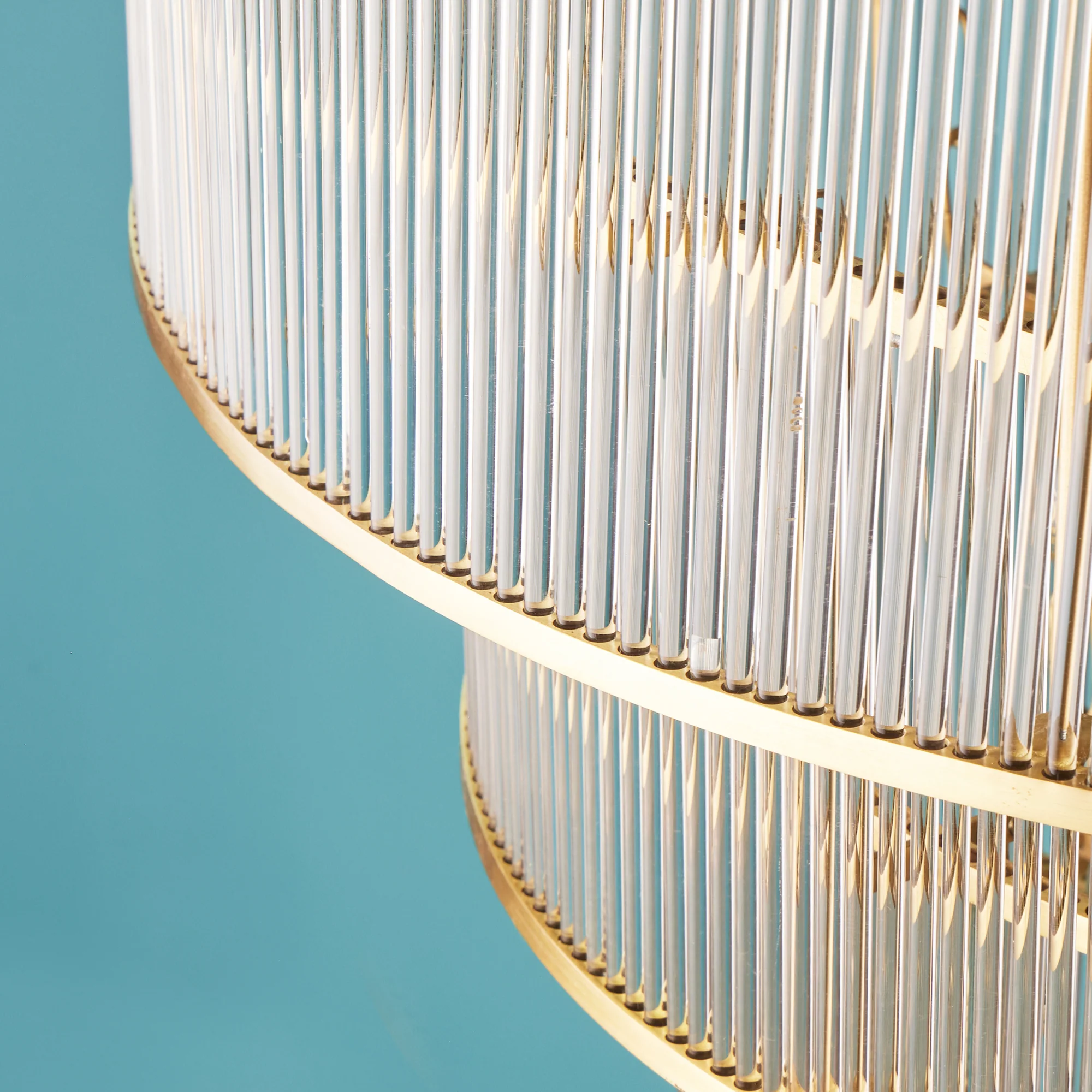 Rodaximus chandelier in brass and glass - Image 5