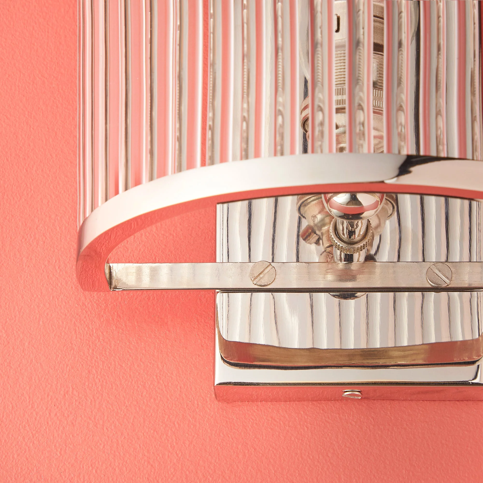 Roddy wall light in Nickel with glass rods - Image 10