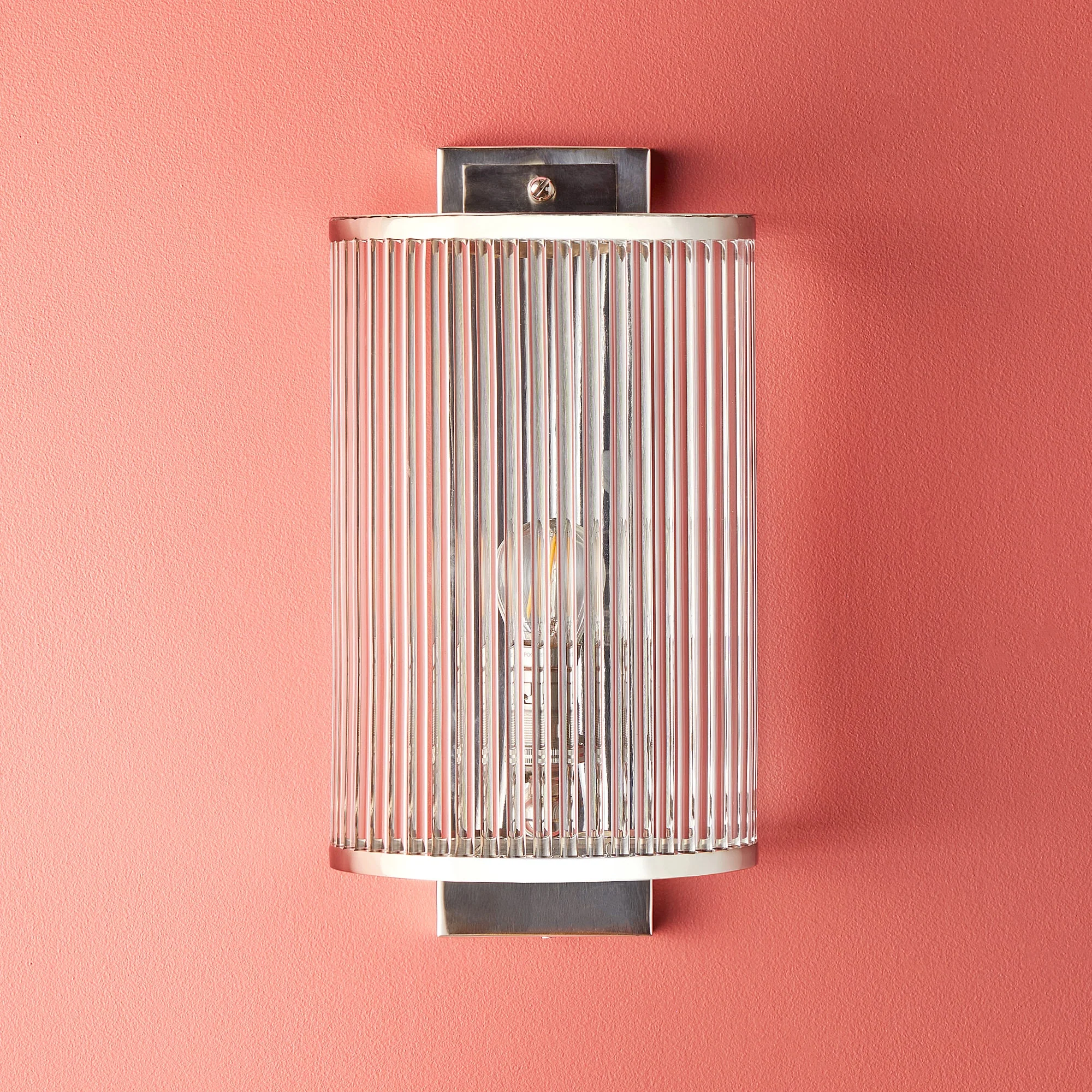 Roddy wall light in Nickel with glass rods - Image 7