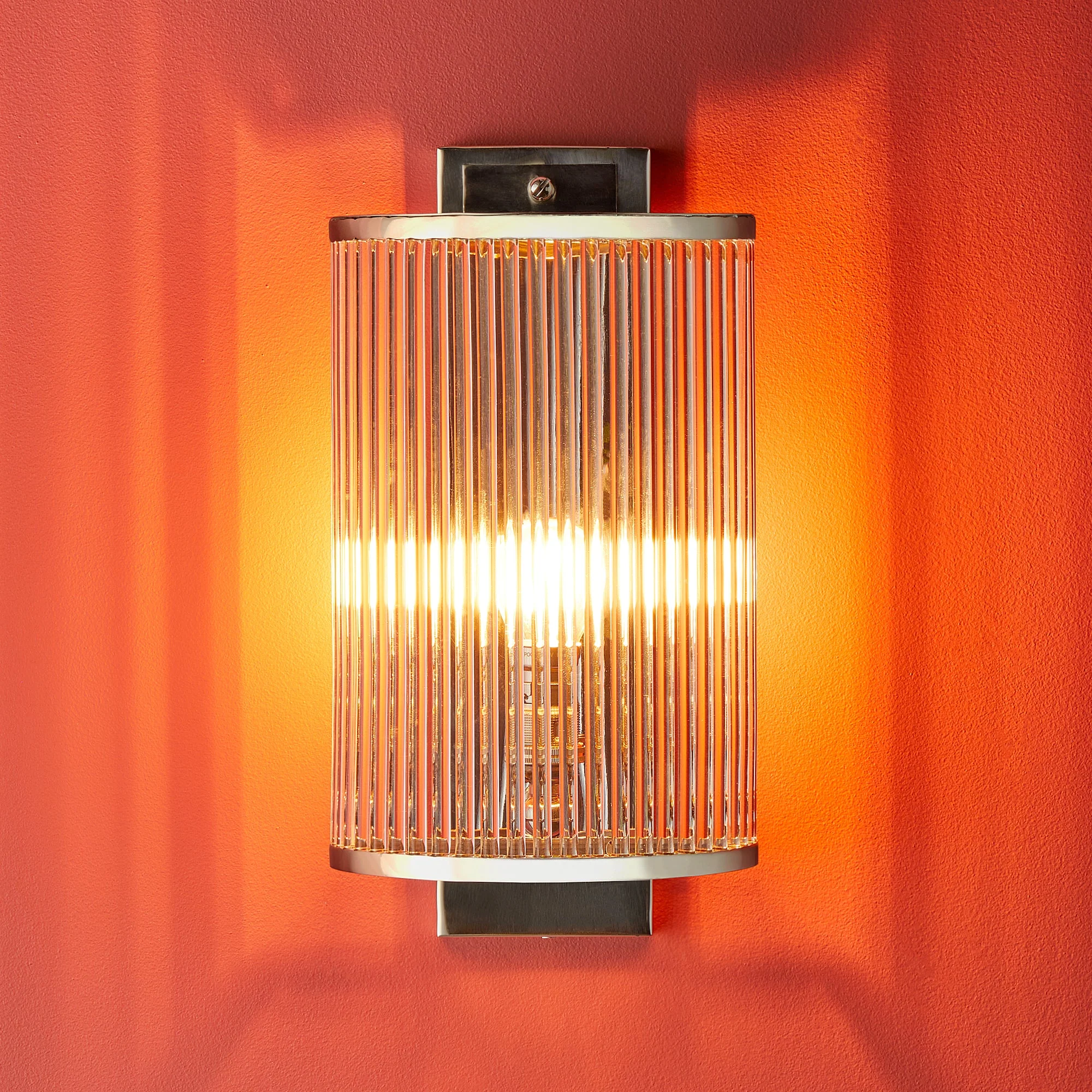 Roddy wall light in Nickel with glass rods - Image 8