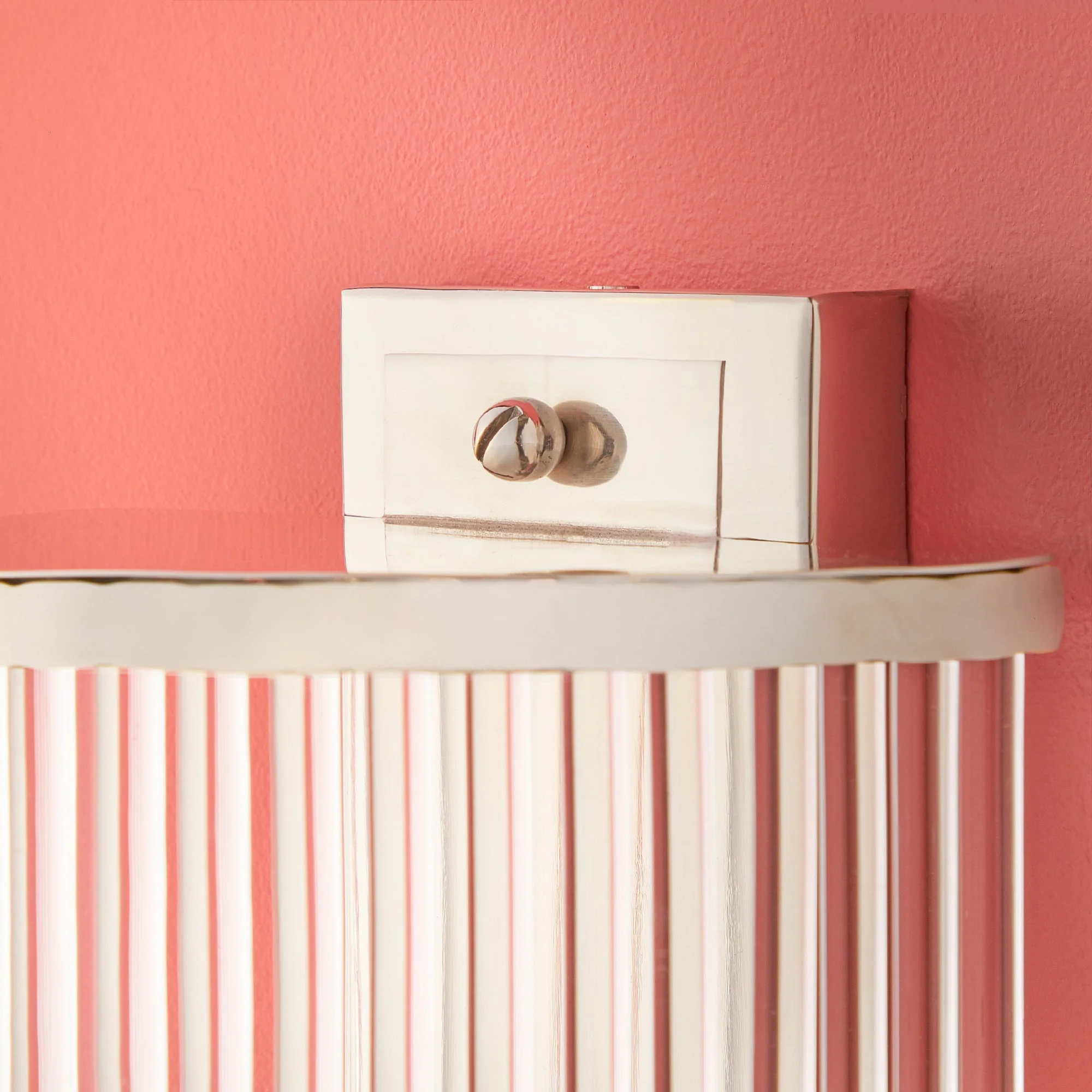 Roddy wall light in Nickel with glass rods - Image 9
