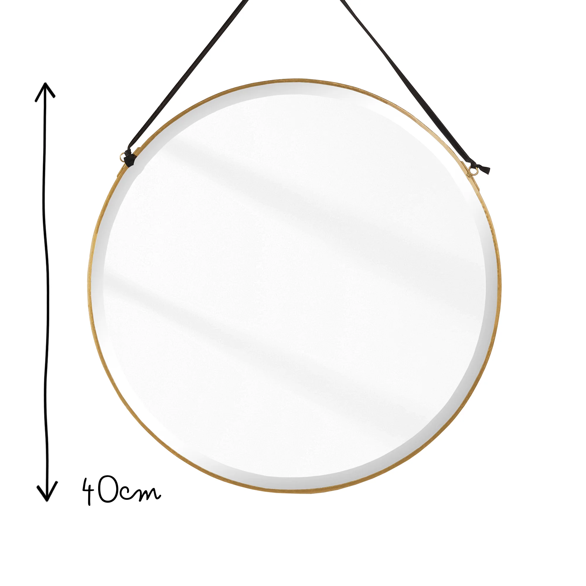 Round bevelled Luxor mirror - Image 10