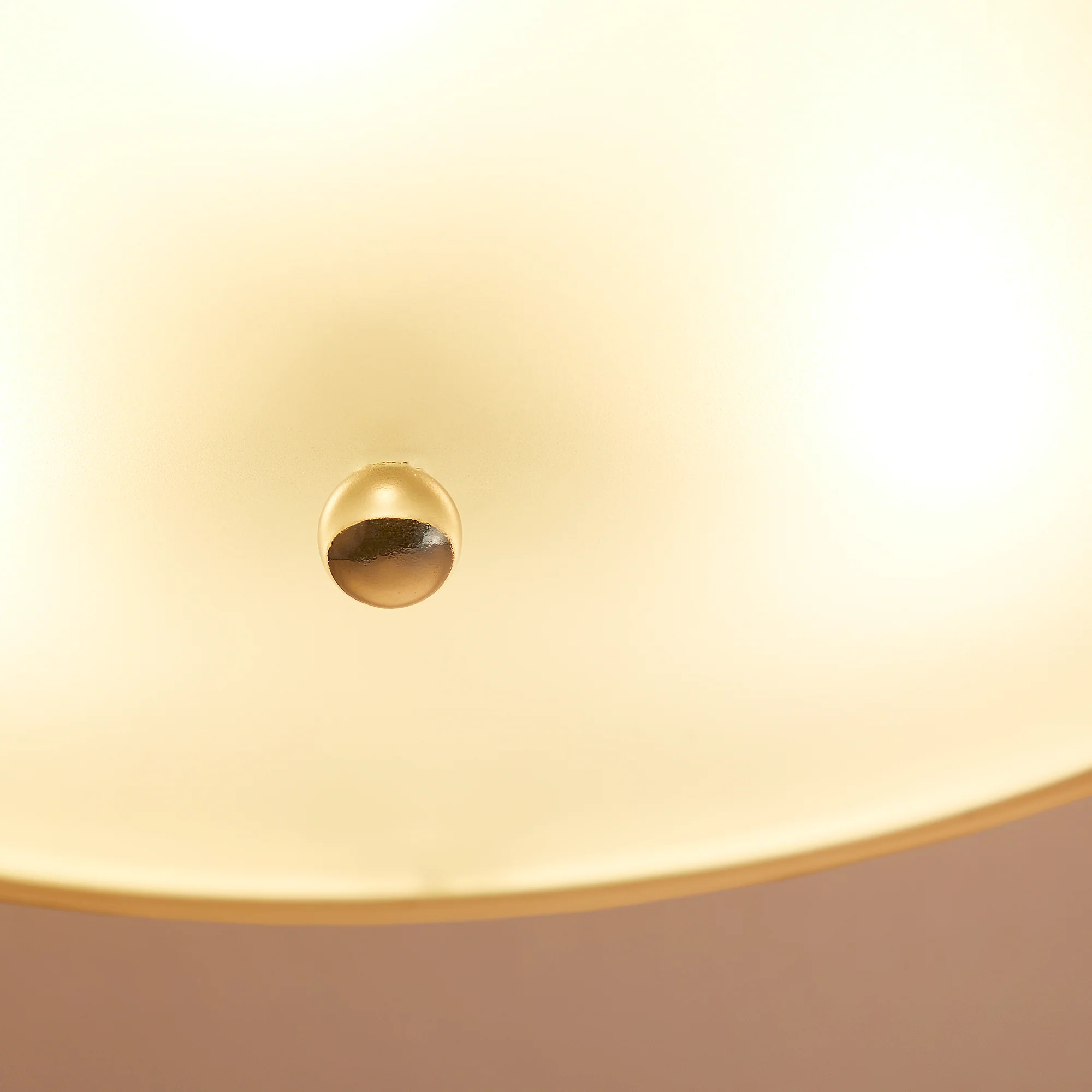 Round Roddy IP44 flush ceiling light in Nickel and clear glass - Image 6