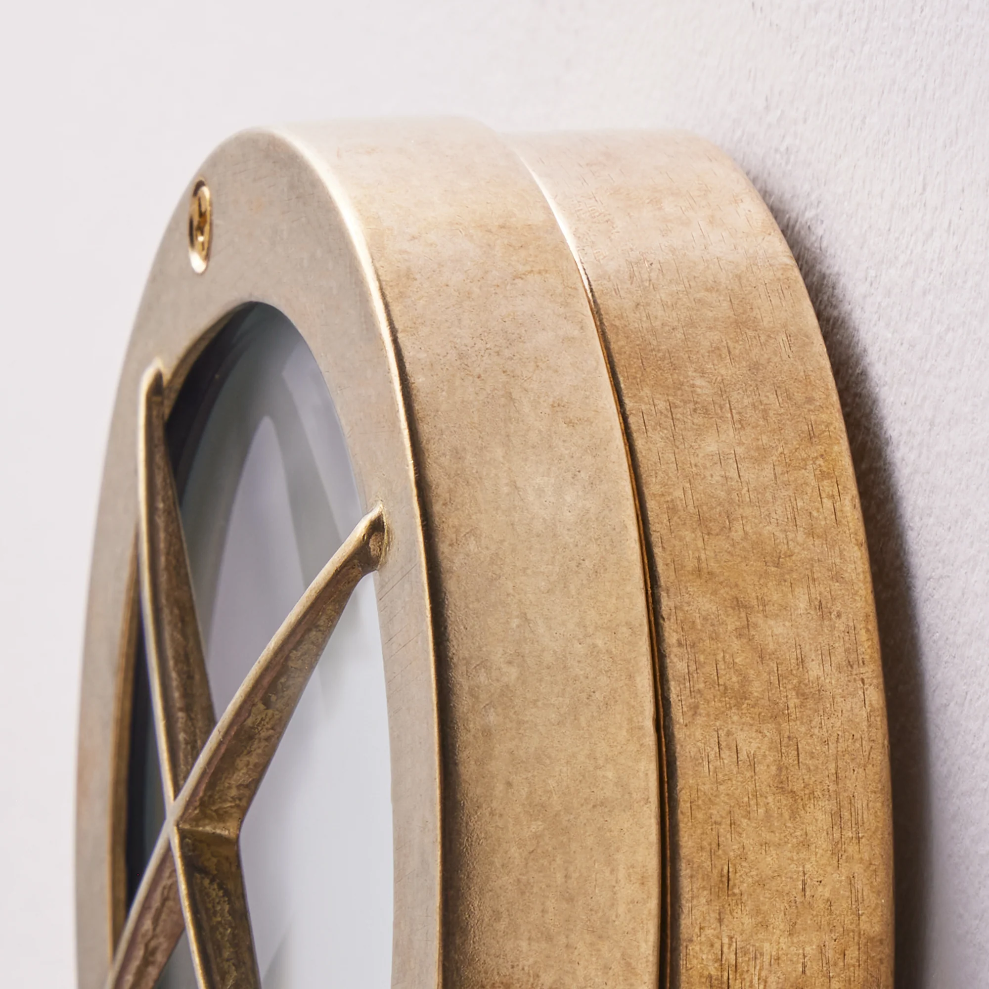 Runswick IP54 bulkhead in natural unlacquered brass - Image 5