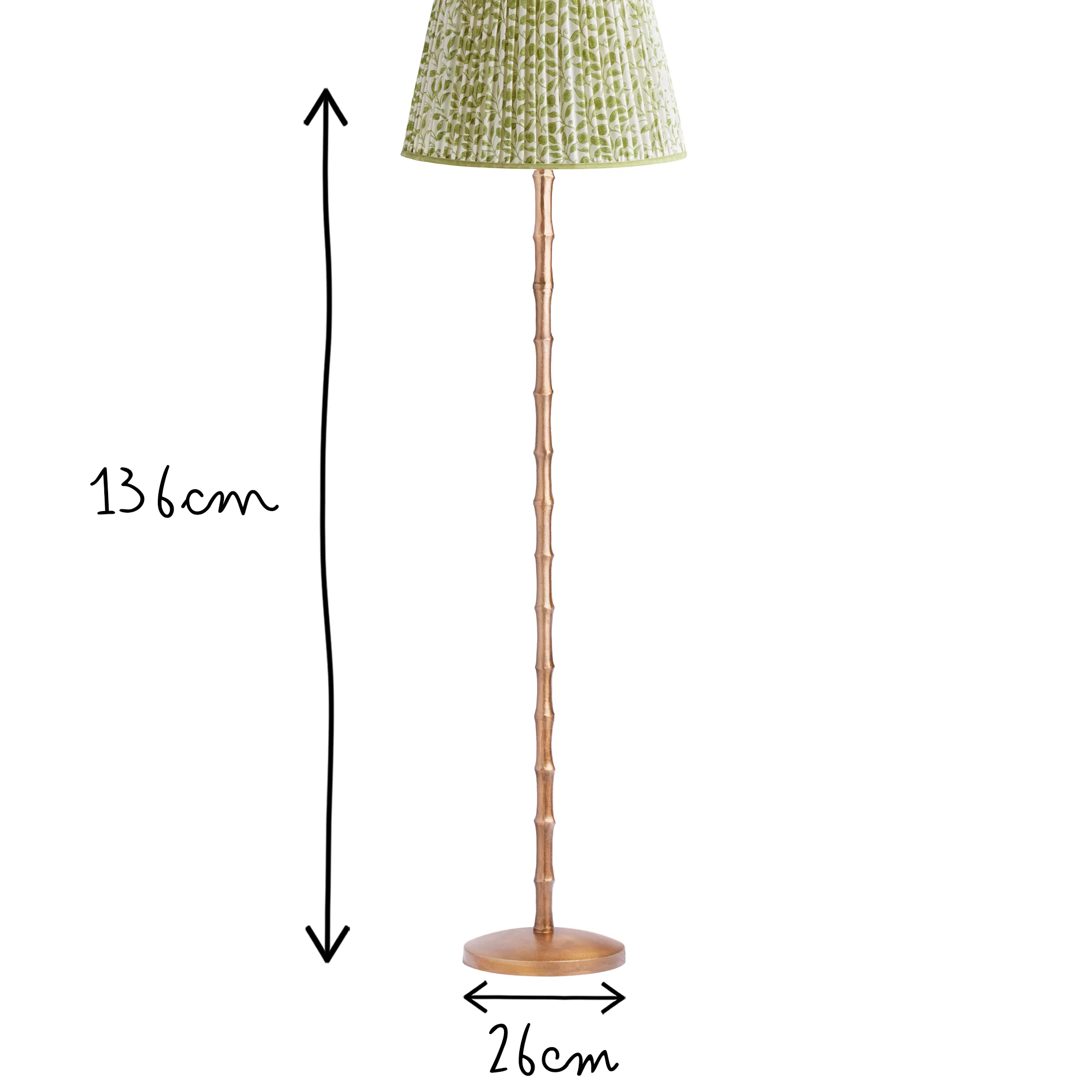 Sargasso floor lamp in gold - Image 11