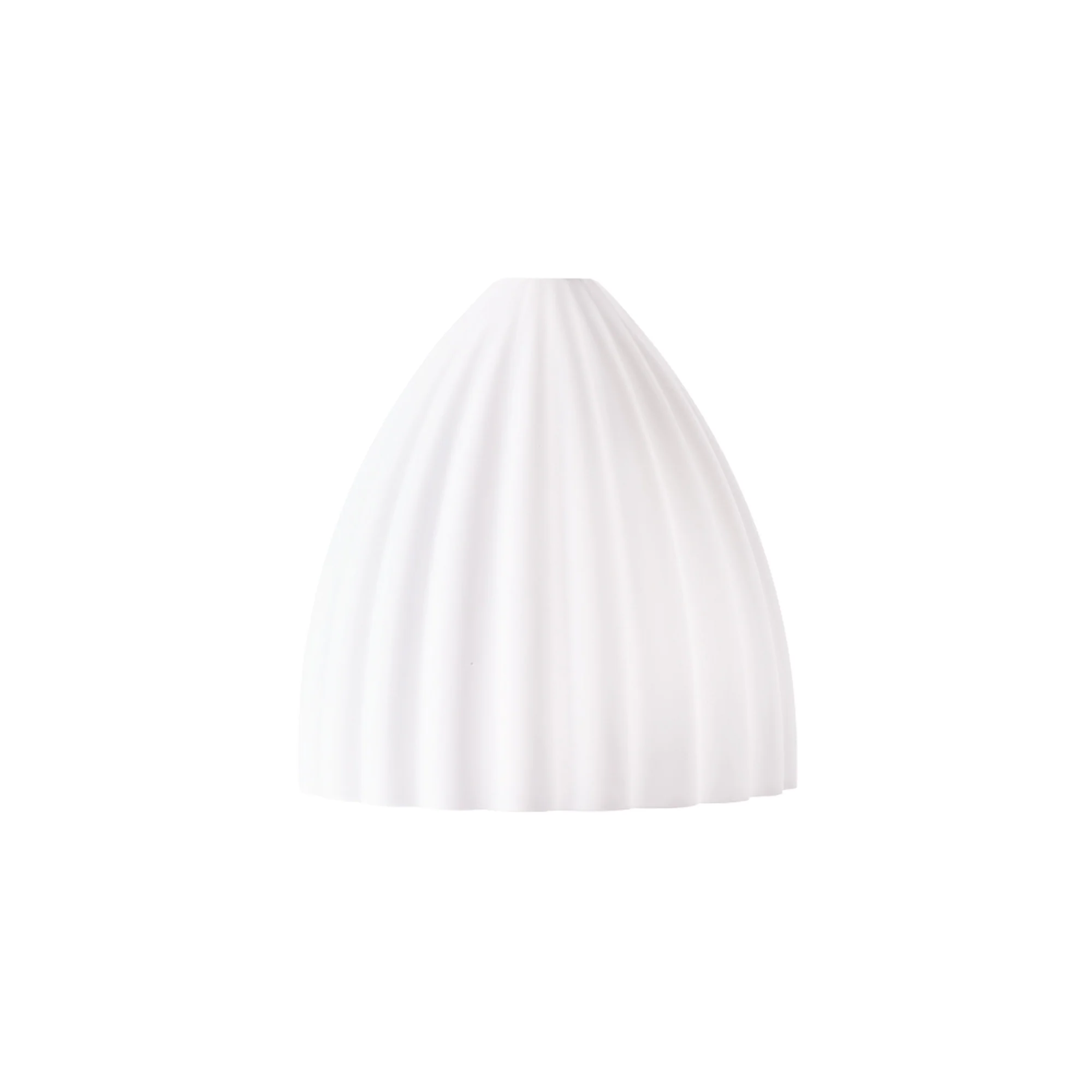 Regular Scallop in opaline glass