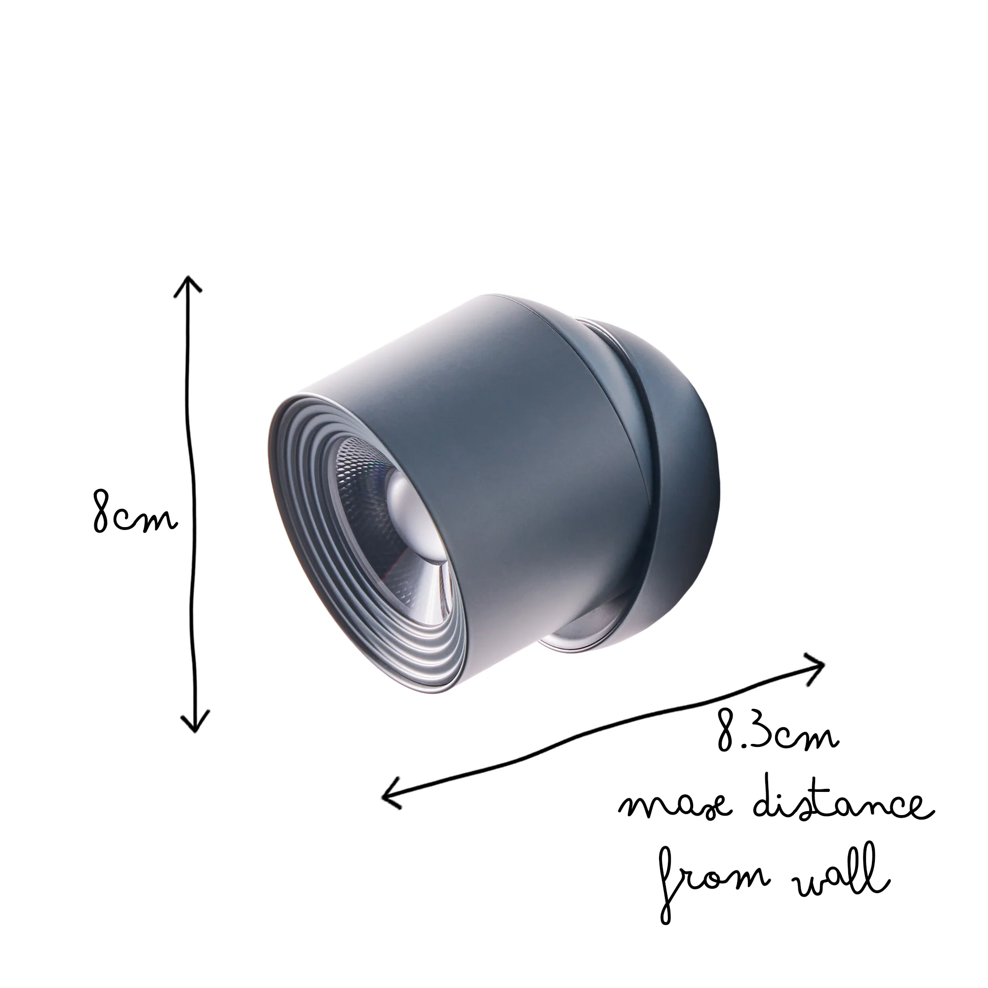 Scoon rechargeable wall light in shale - Image 13