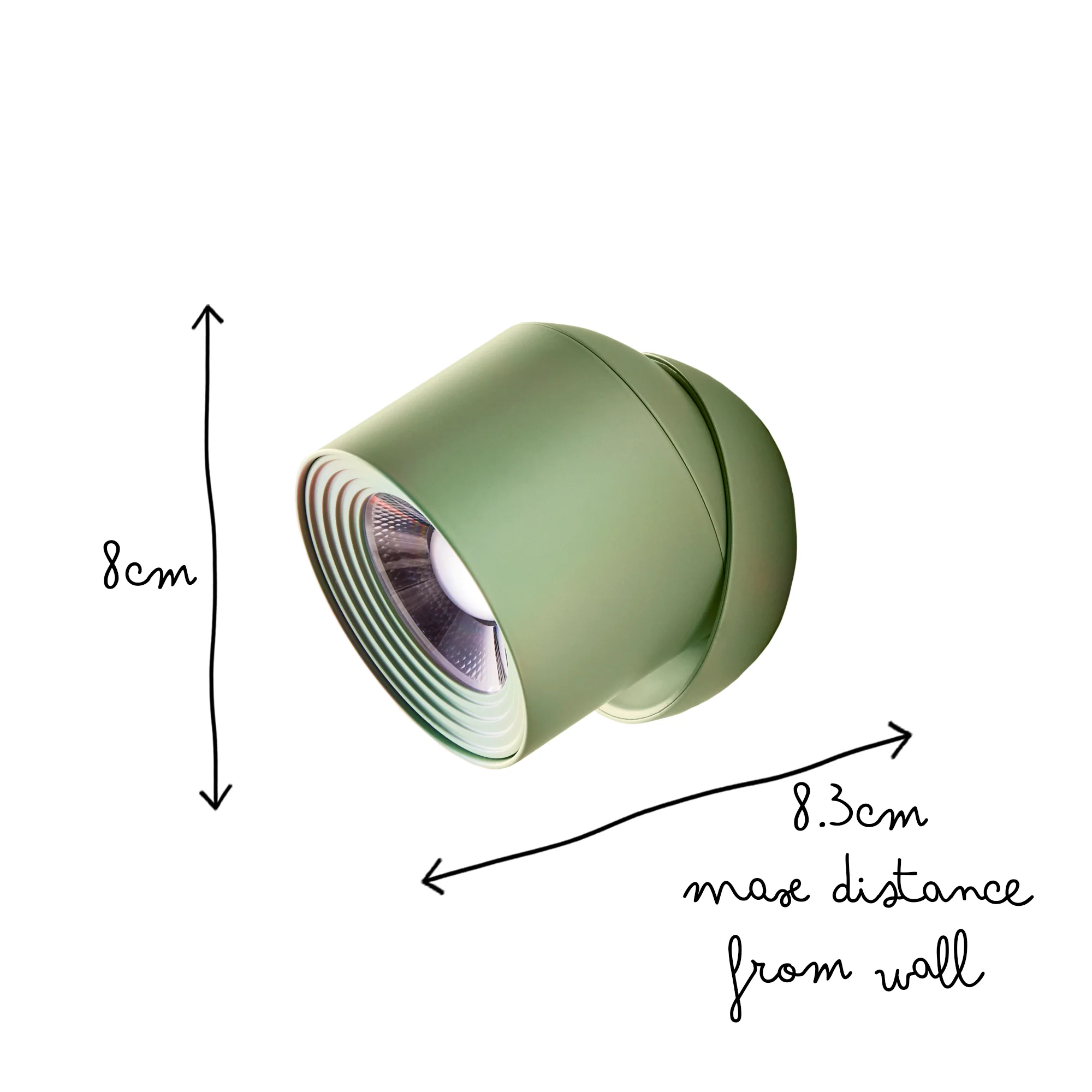 Scoon rechargeable wall light in watercress - Image 13