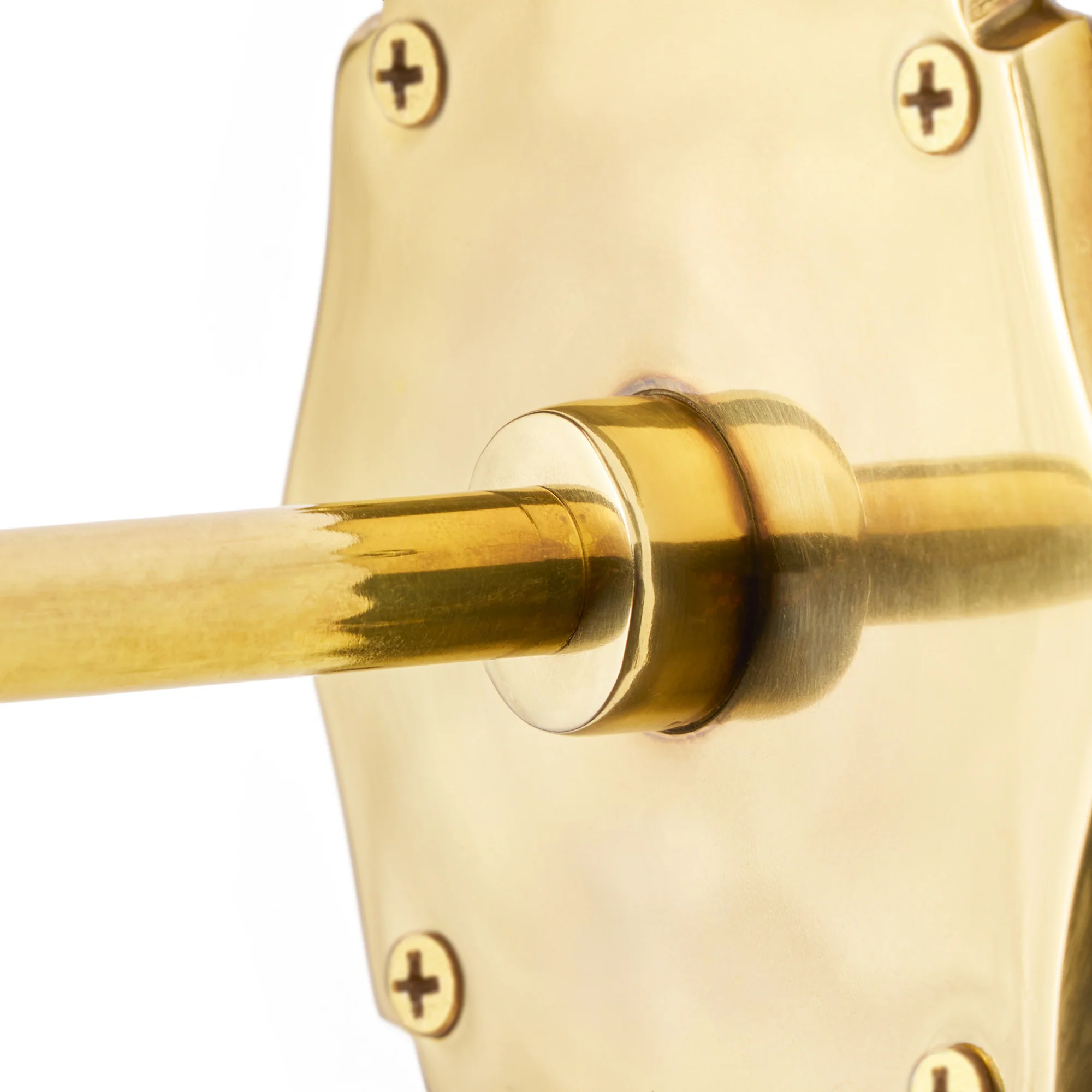 single insignia wall fitting in antique brass - Image 5