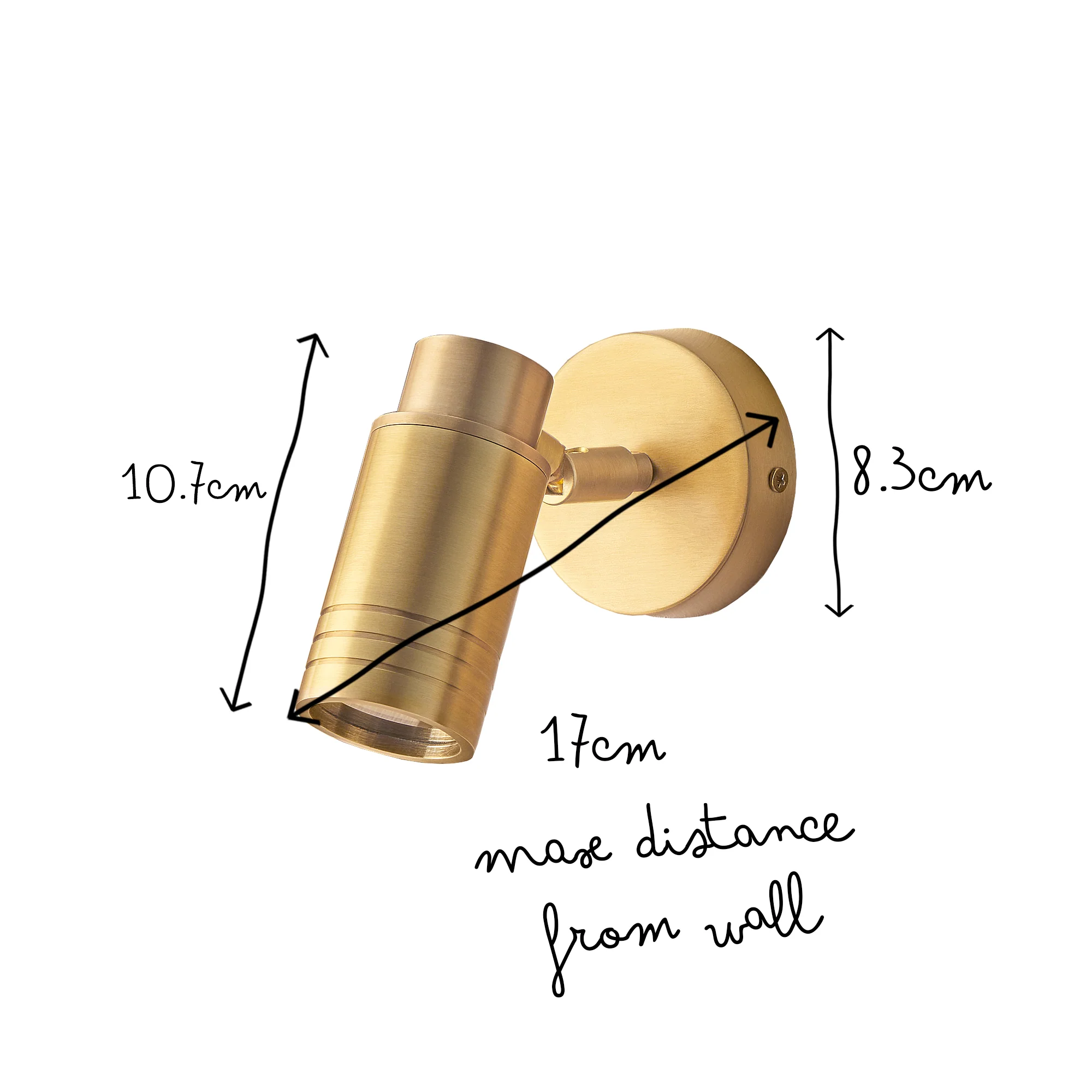 Single Watson spotlight in antiqued brass - Image 11