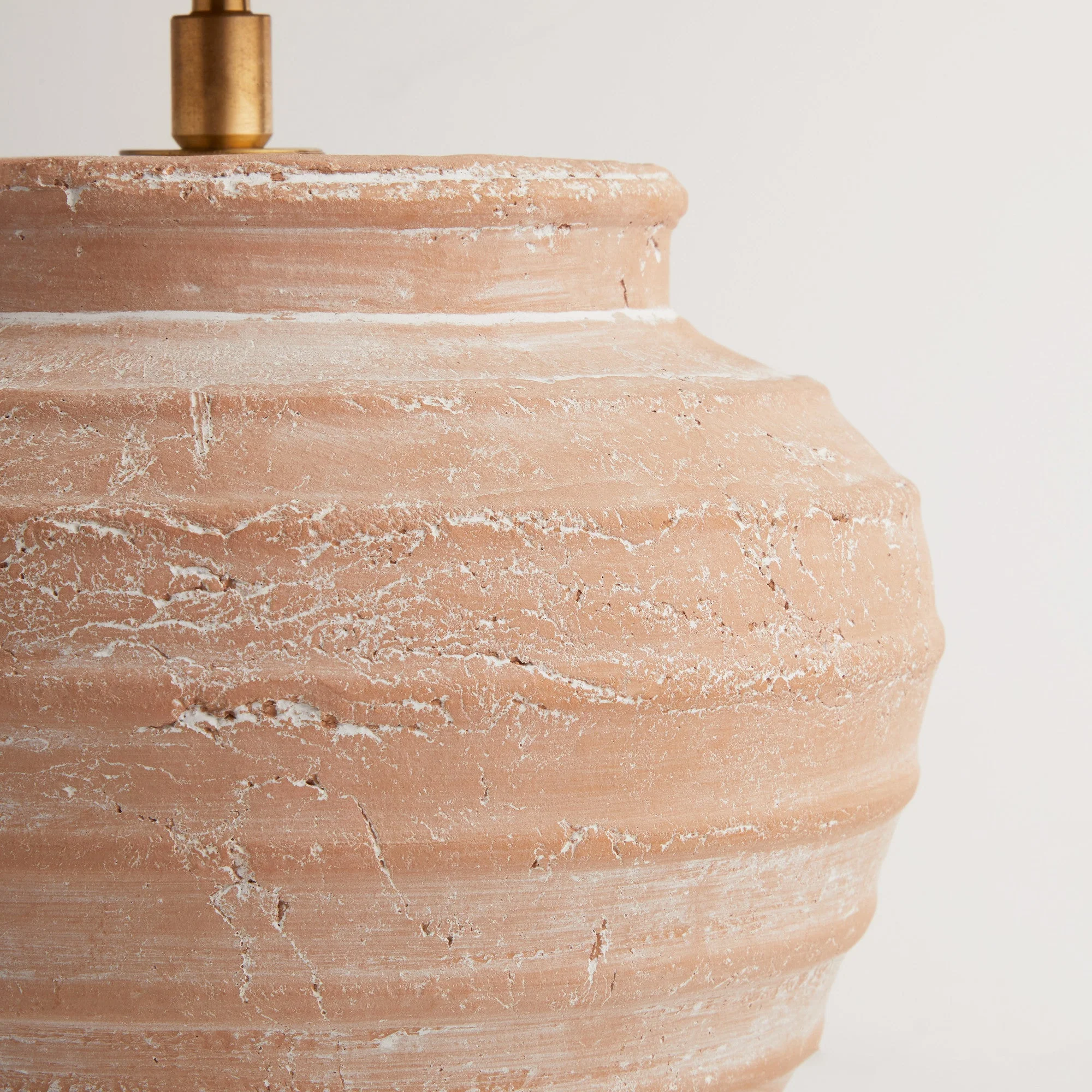 Smaller Ambrose Table Lamp in Natural Terracotta - Image 8