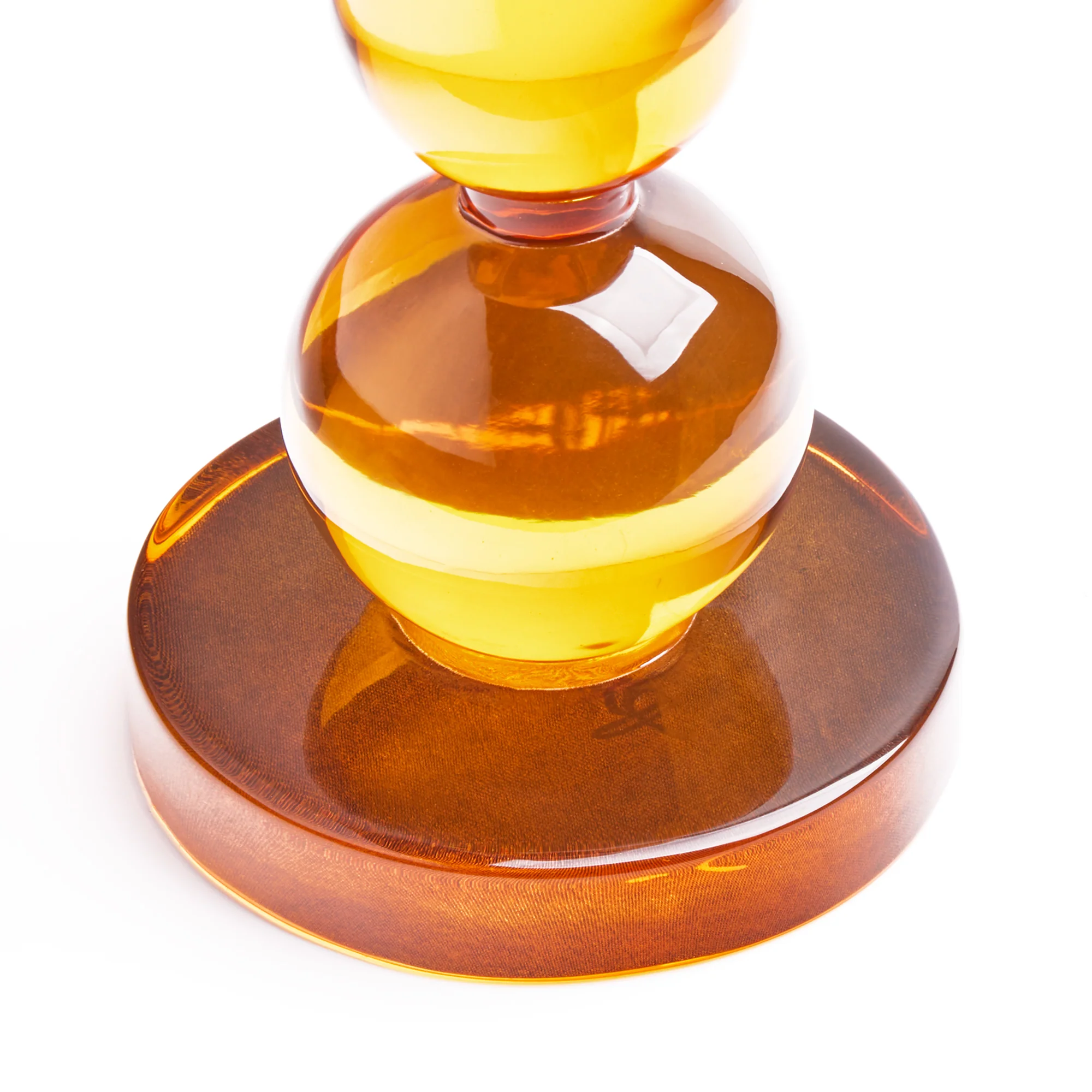 Smaller Aurora rechargeable table lamp in amber - Image 7