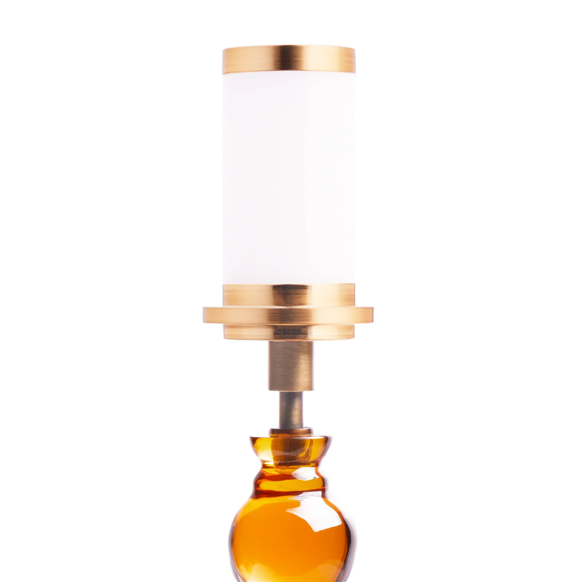 Smaller Aurora rechargeable table lamp in amber - Image 9