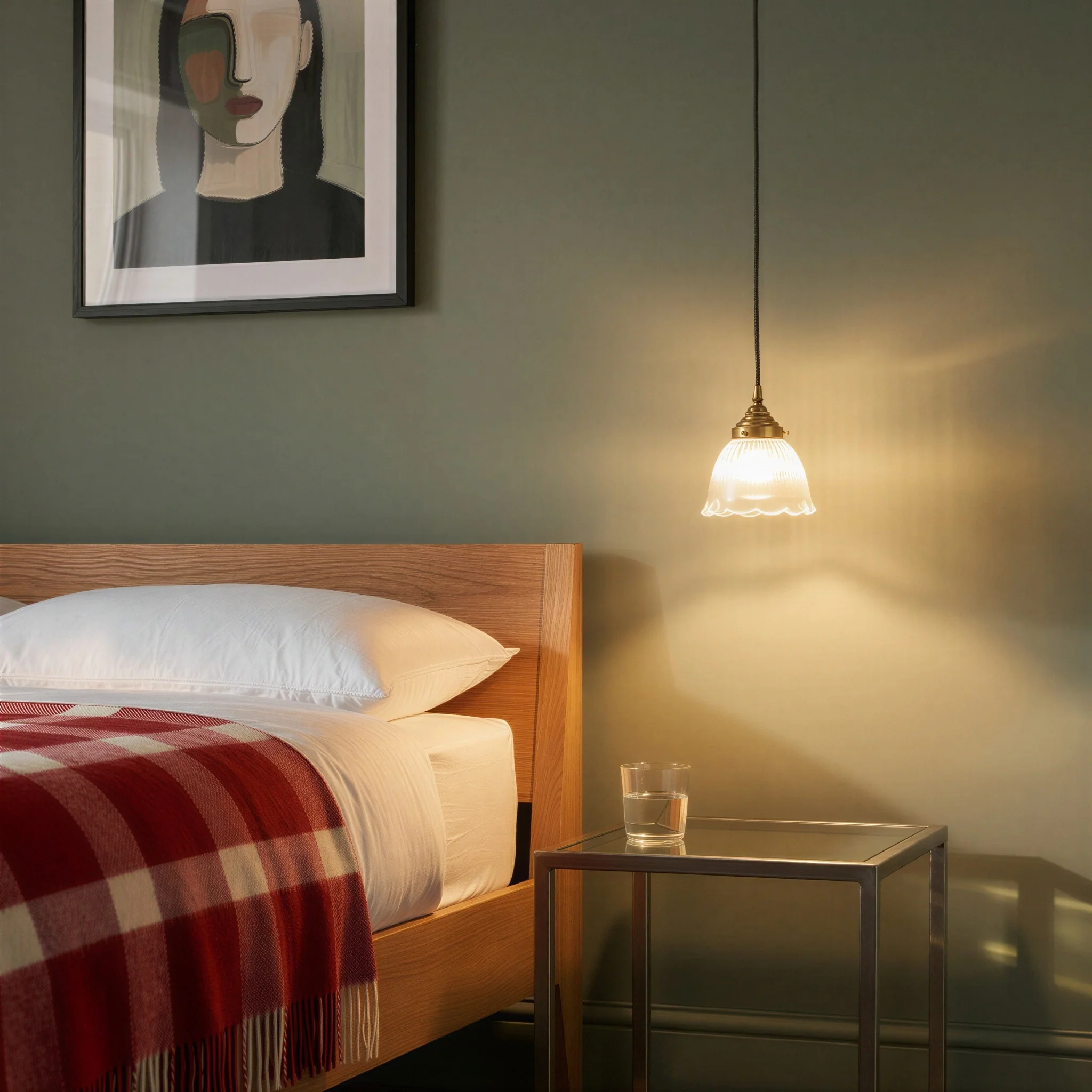 Smaller Belle Pendant shade in clear glass - Image 3