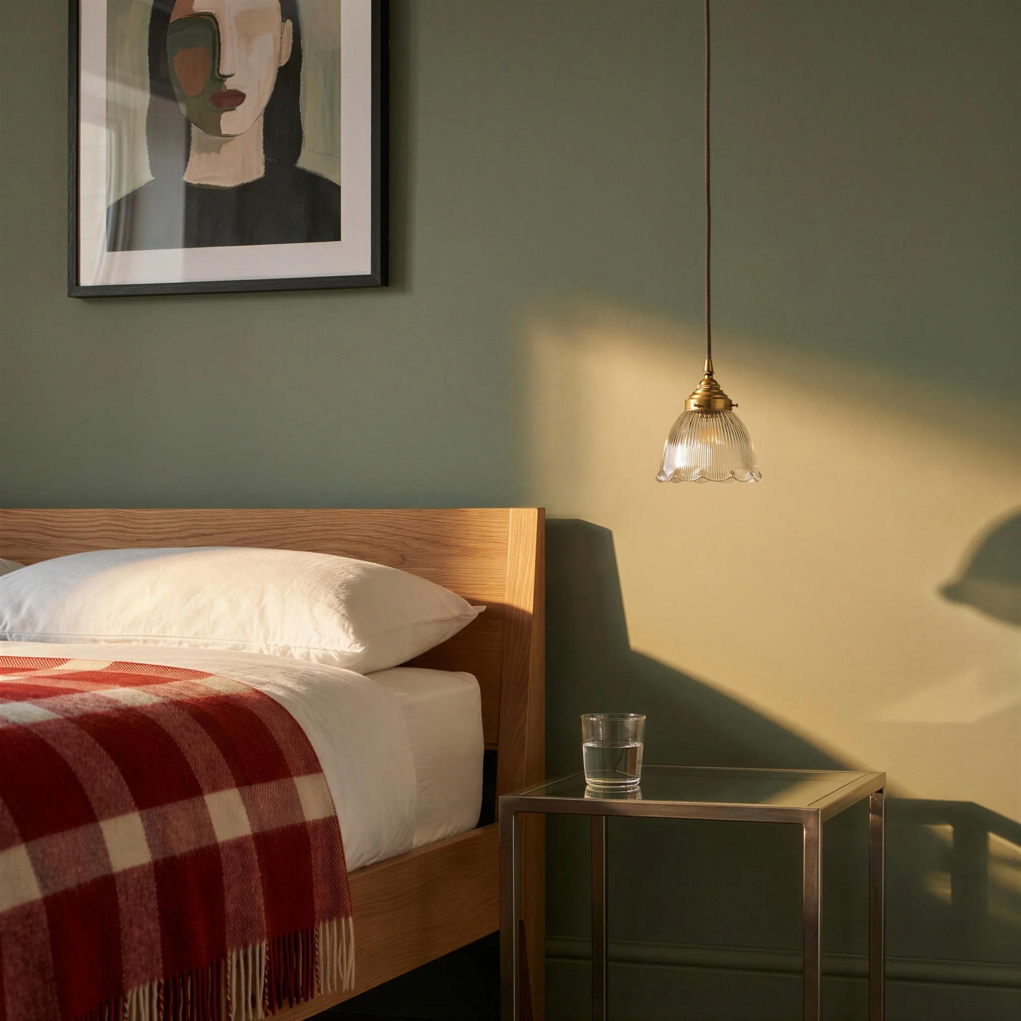 Smaller Belle Pendant shade in clear glass - Image 4