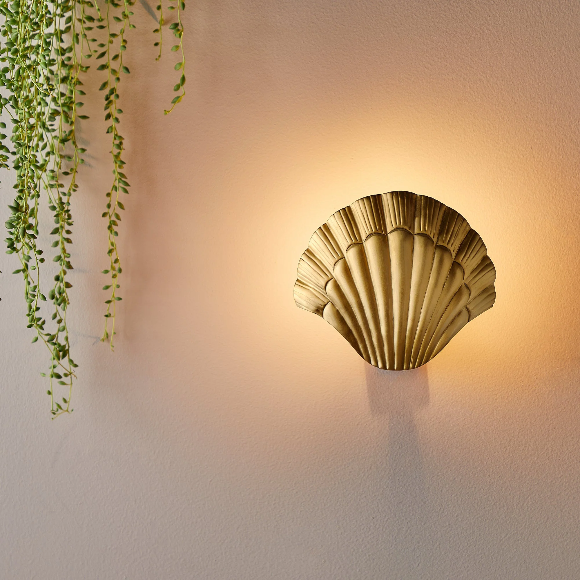 Smaller Calico wall light in antique brass - Image 5
